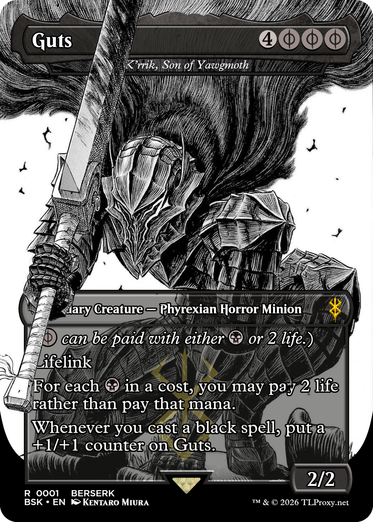 K’rrik, Son of Yawgmoth (Guts)
