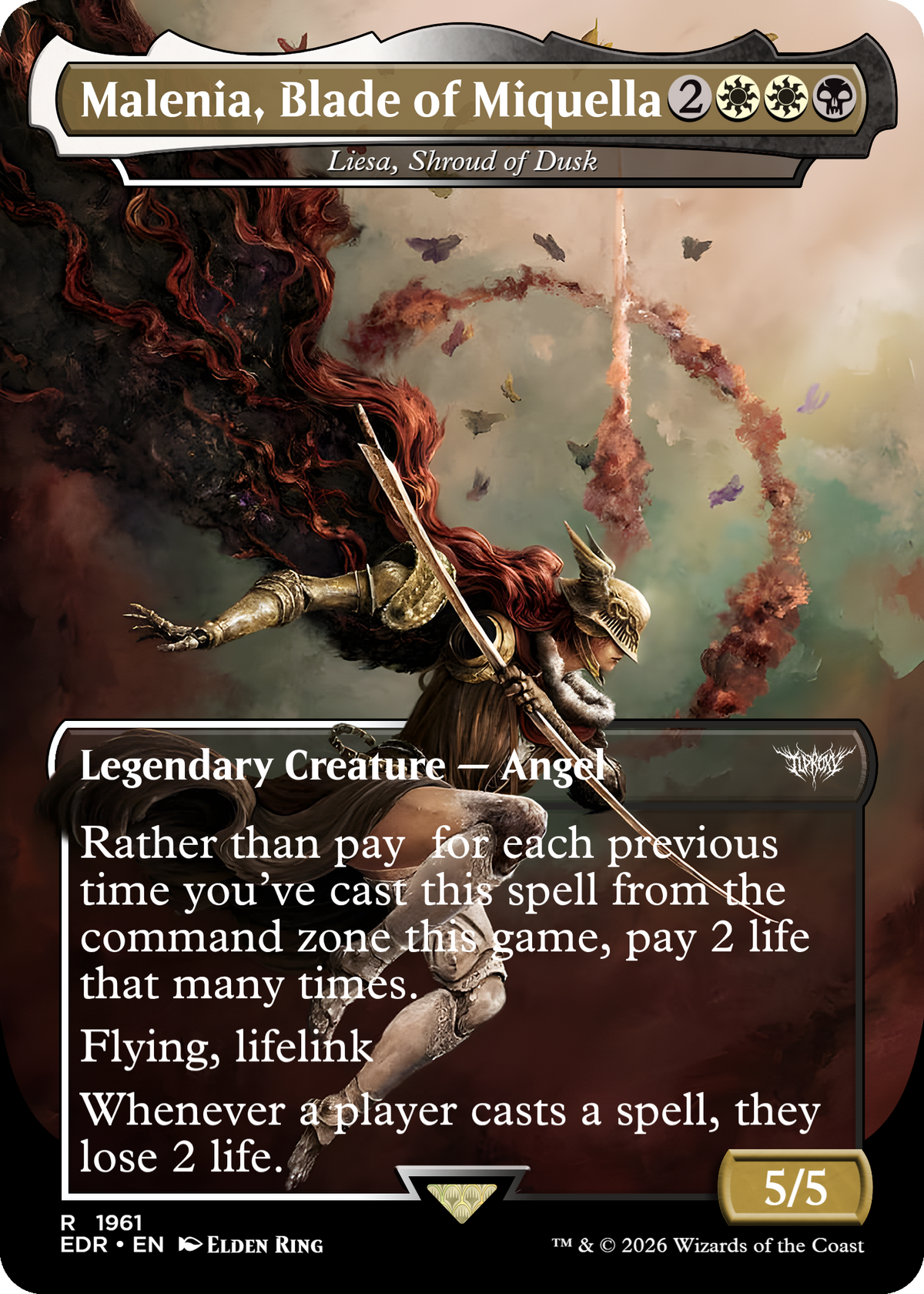 Liesa, Shroud of Dusk (Malenia, Blade of Miquella) (Elden Ring)