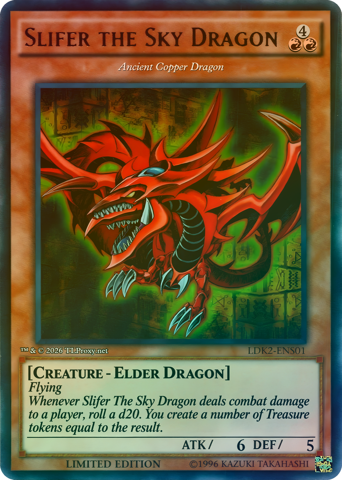 Ancient Copper Dragon (Slifer The Sky Dragon)