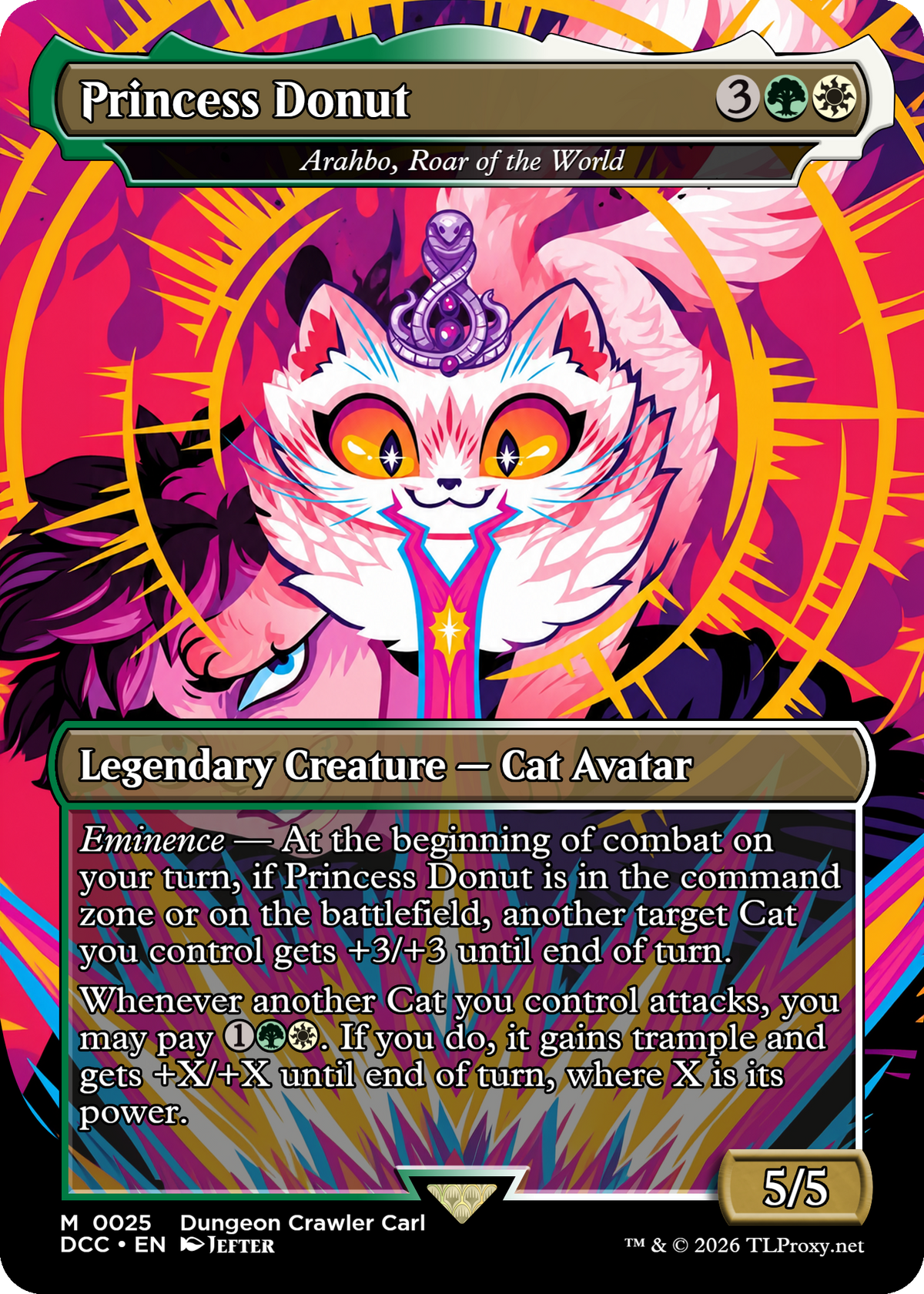 Arahbo, Roar of the World (Princess Donut)