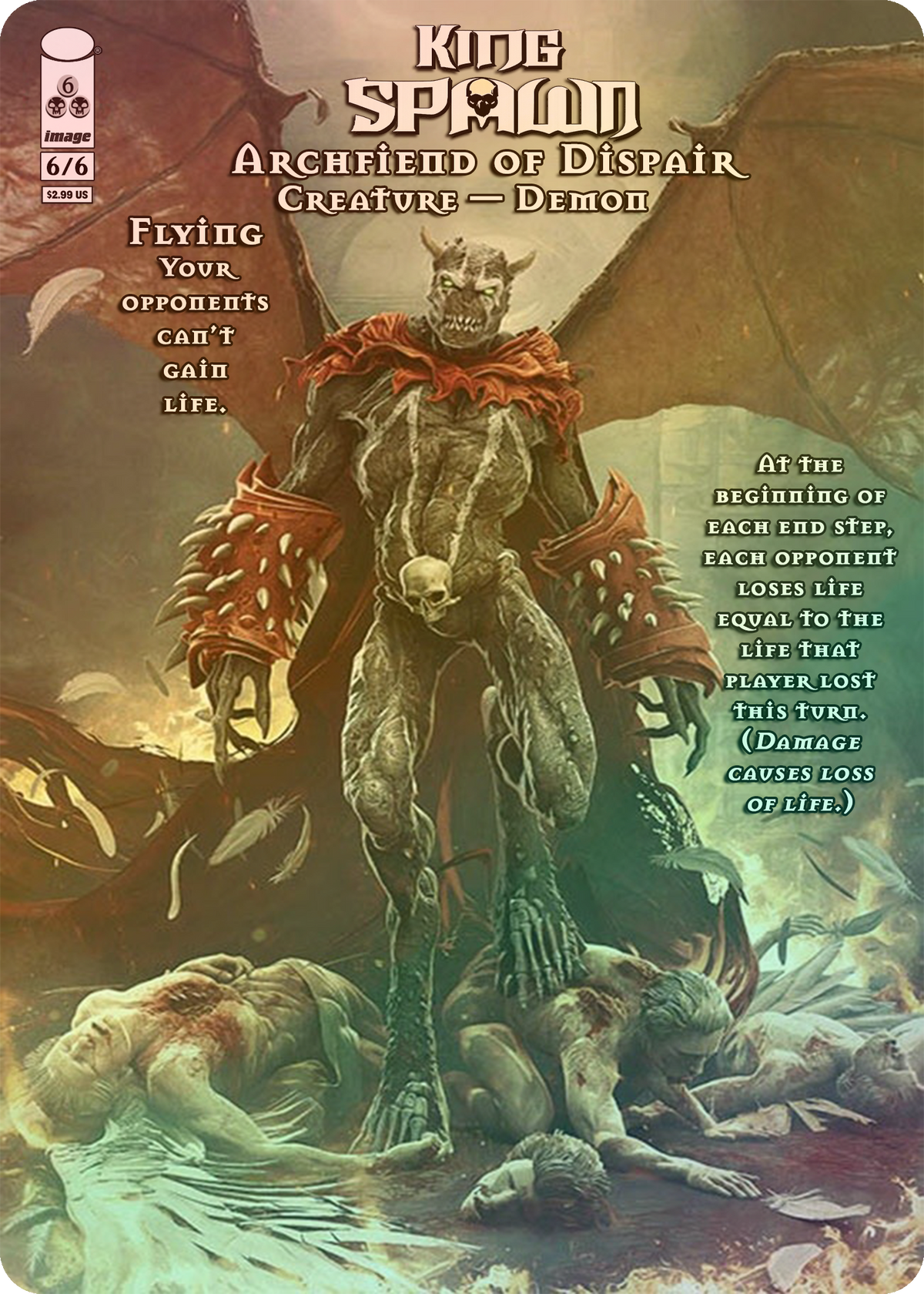 Archfiend of Dispair (King Spawn#9 Cover)