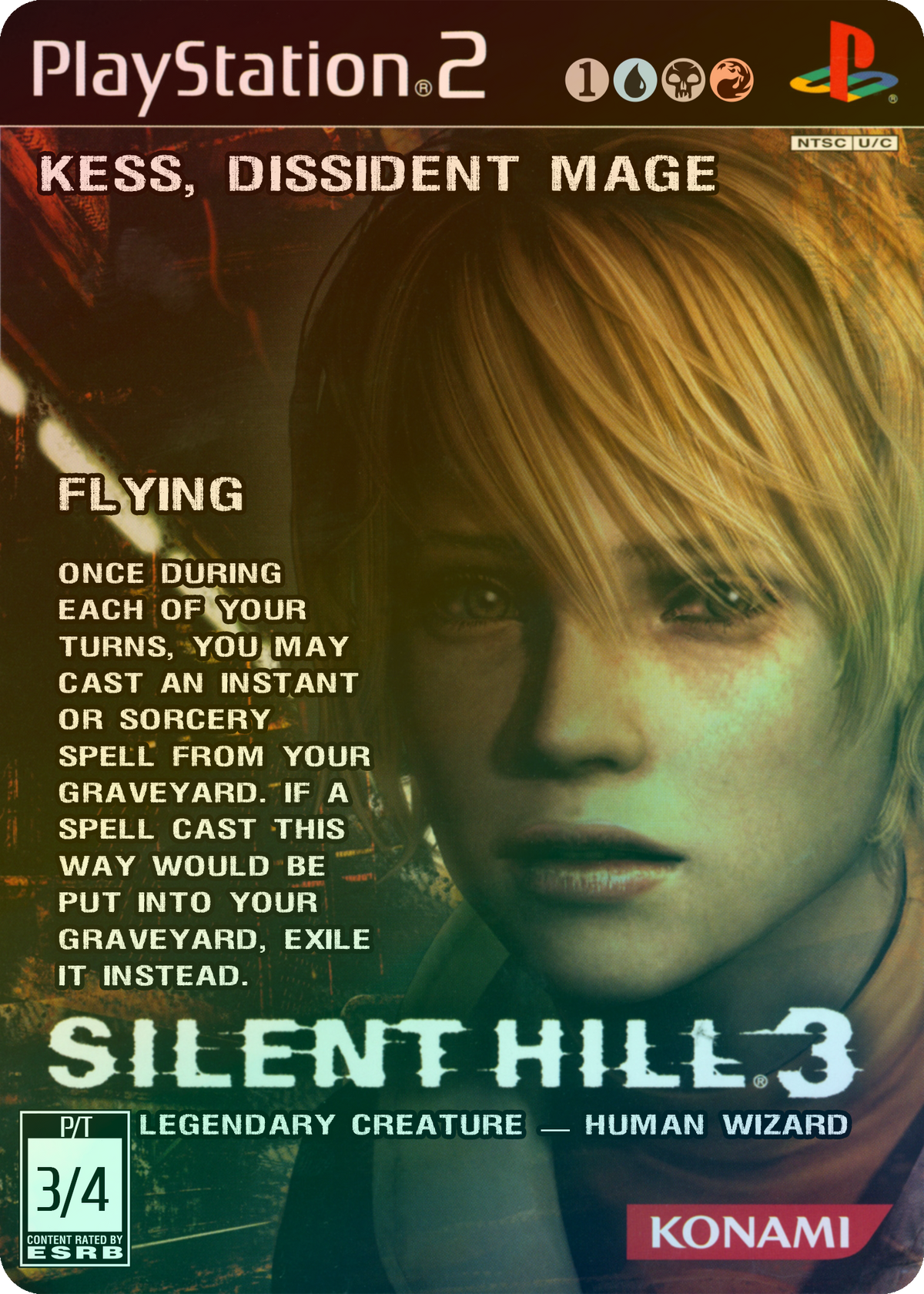 Kess, Dissident Mage (Silent Hill 3 PS2 Cover V2)