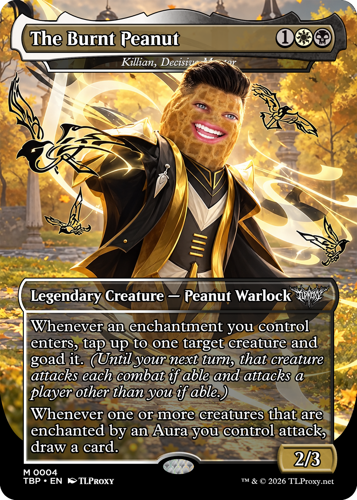 Killian, Decisive Mentor (The Burnt Peanut)