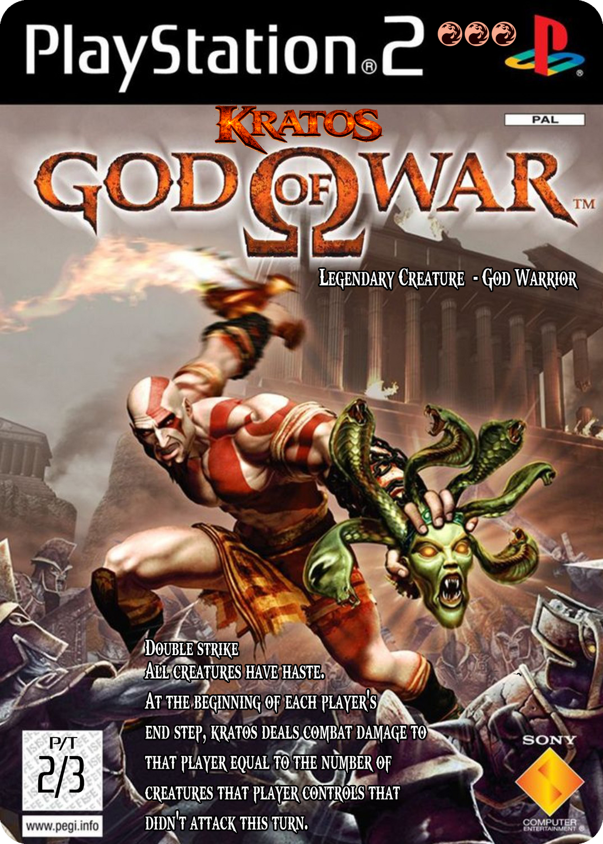 Kratos, God of War (PAL) (God of War- PS2)