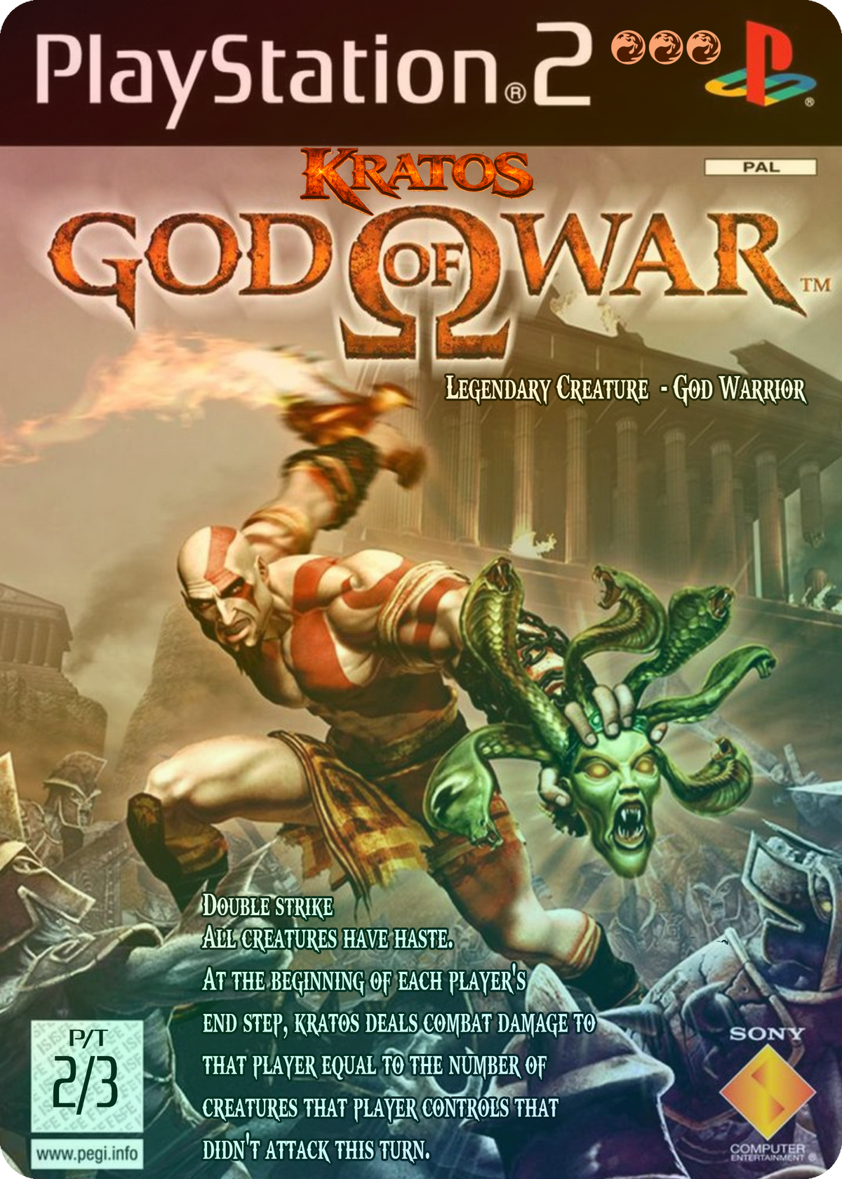 Kratos, God of War (PAL) (God of War- PS2)