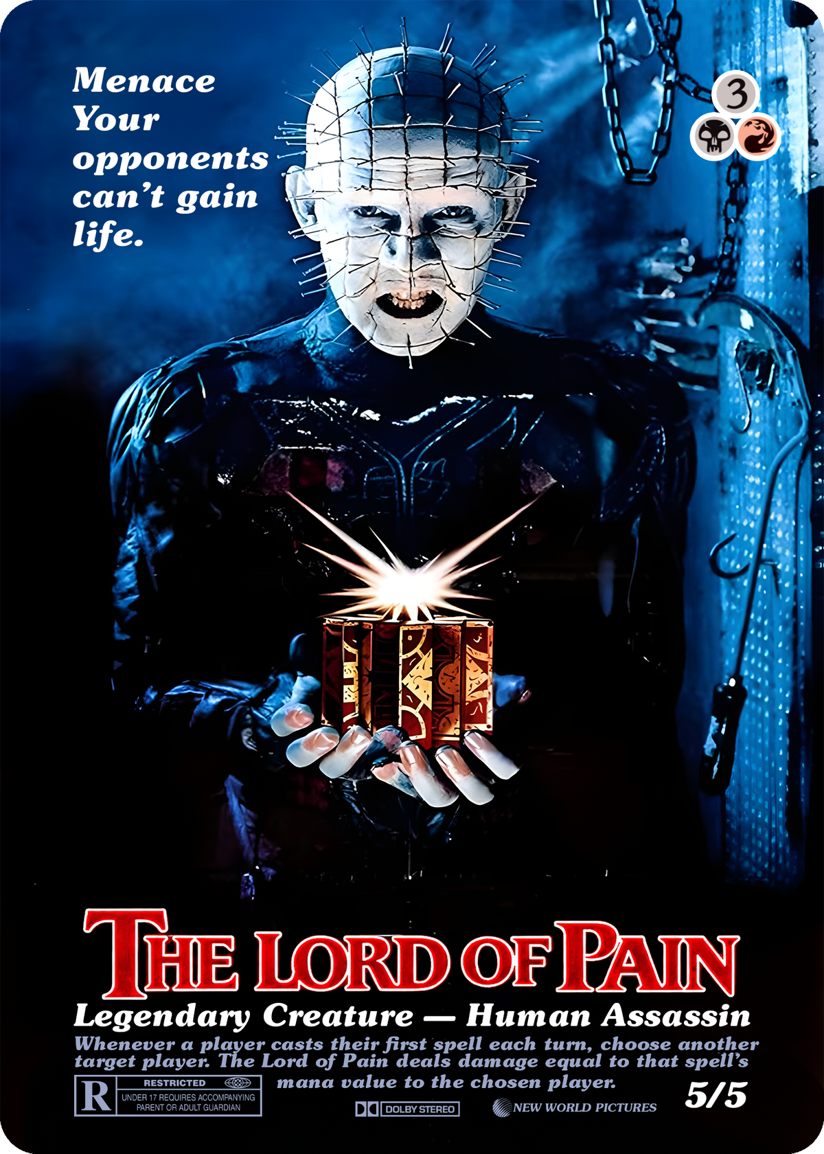 The Lord of Pain (Hellraiser 1987 Movie Poster)