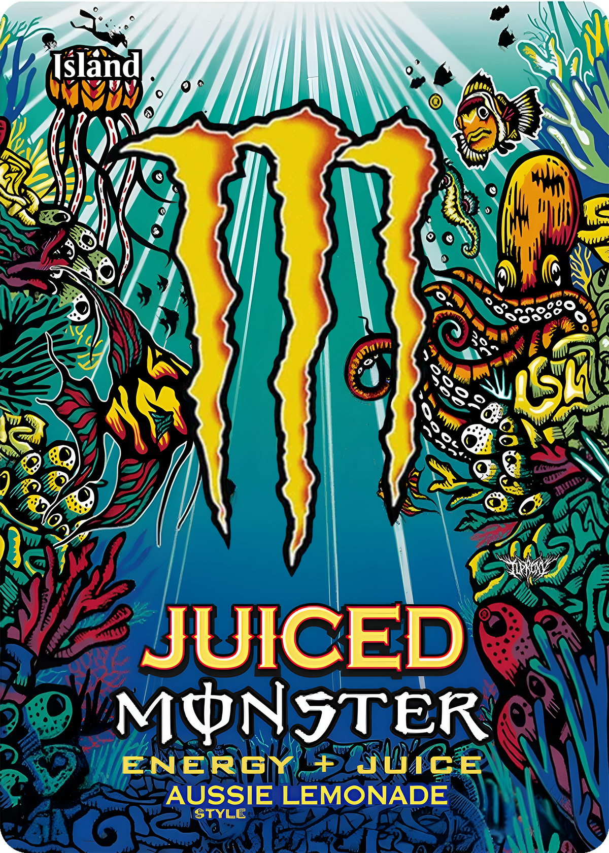 Basic Island(Monster Aussie Lemonade Flavor) (Borderless)