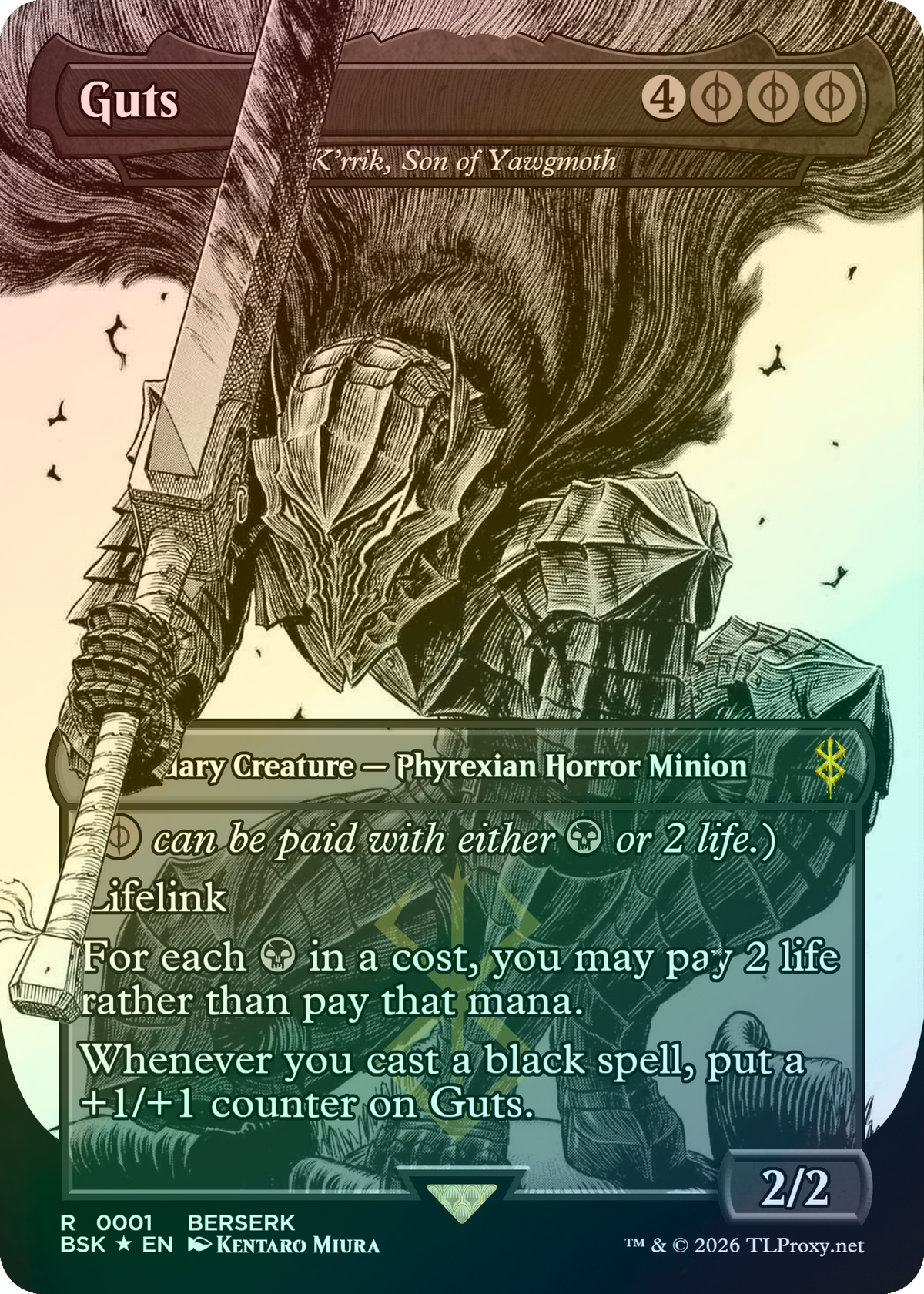 K’rrik, Son of Yawgmoth (Guts)