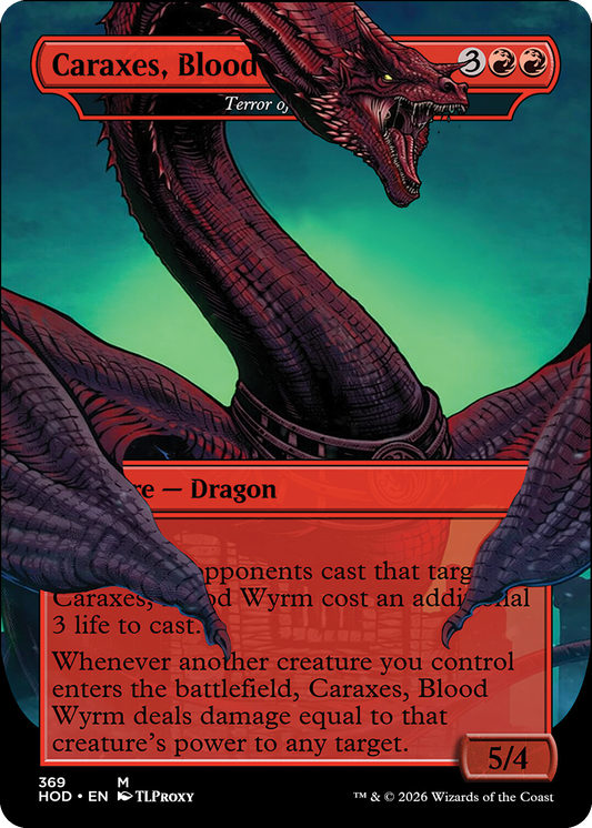 Terror of the Peaks (Caraxes, Blood Wyrm)