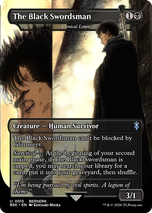 Cynical Loner (The Black Swordsman)