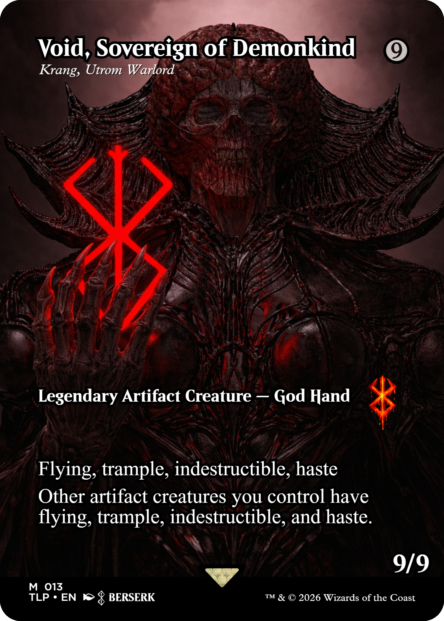 Krang, Utrom Warlord (Void, Sovereign of Demonkind) (Berserk) (Japan Showcase)