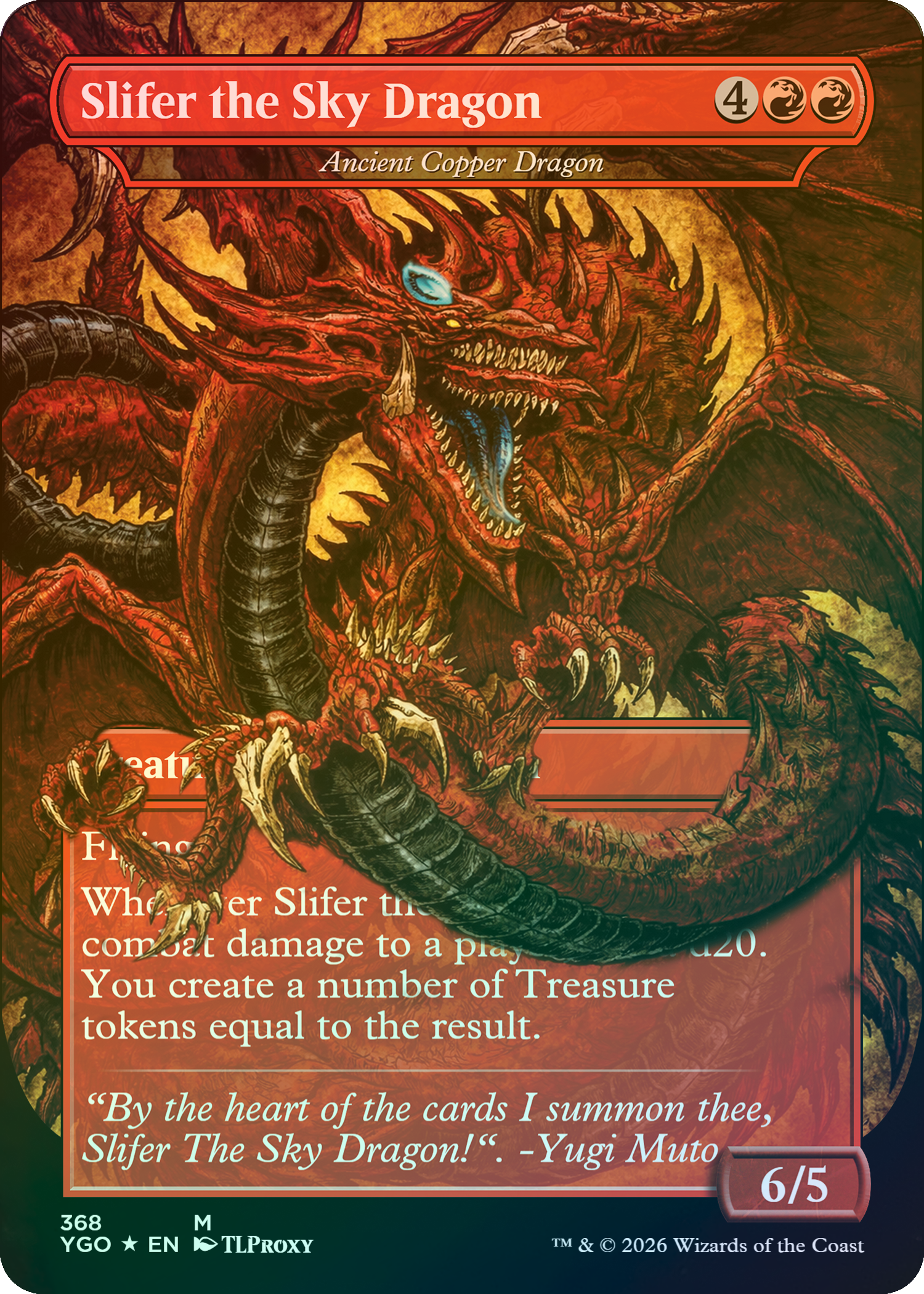 Ancient Copper Dragon (Slifer the Sky Dragon) (Yu Gi Oh)