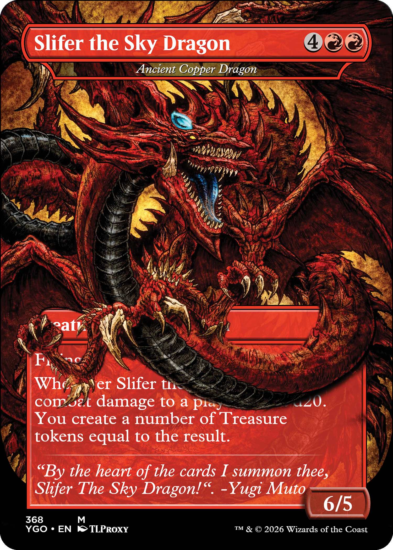 Ancient Copper Dragon (Slifer the Sky Dragon) (Yu Gi Oh)