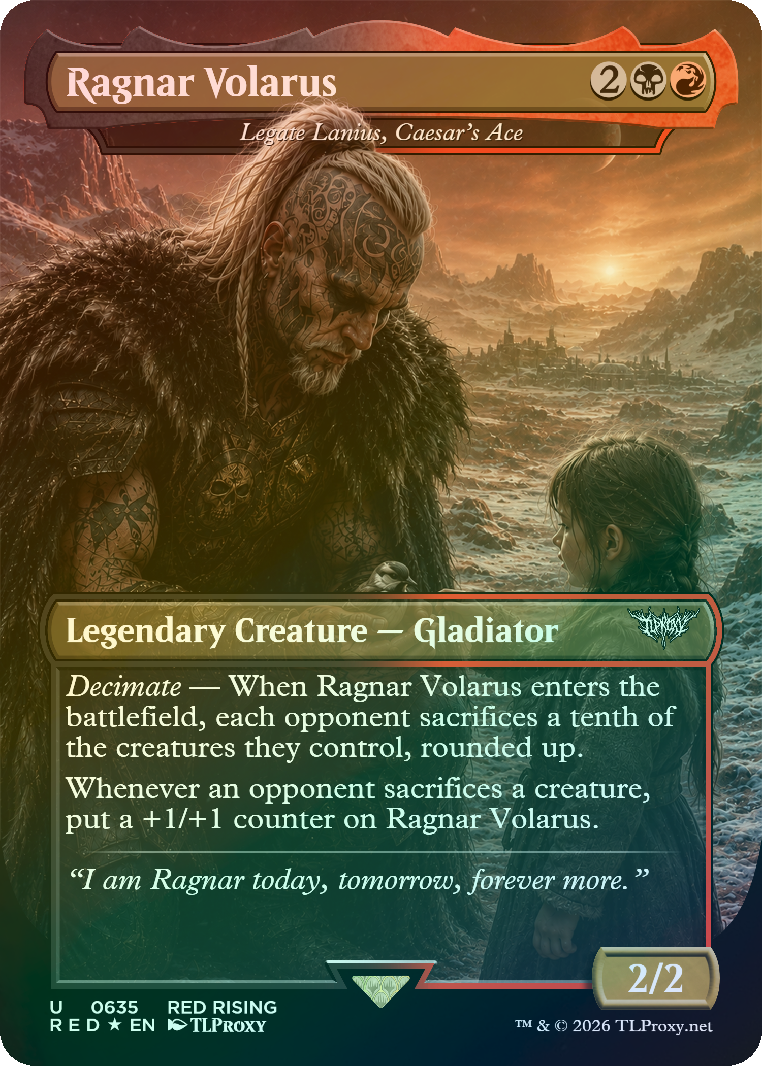 Legate Lanius, Caesar's Ace (Ragnar Volarus) (Gladiator)