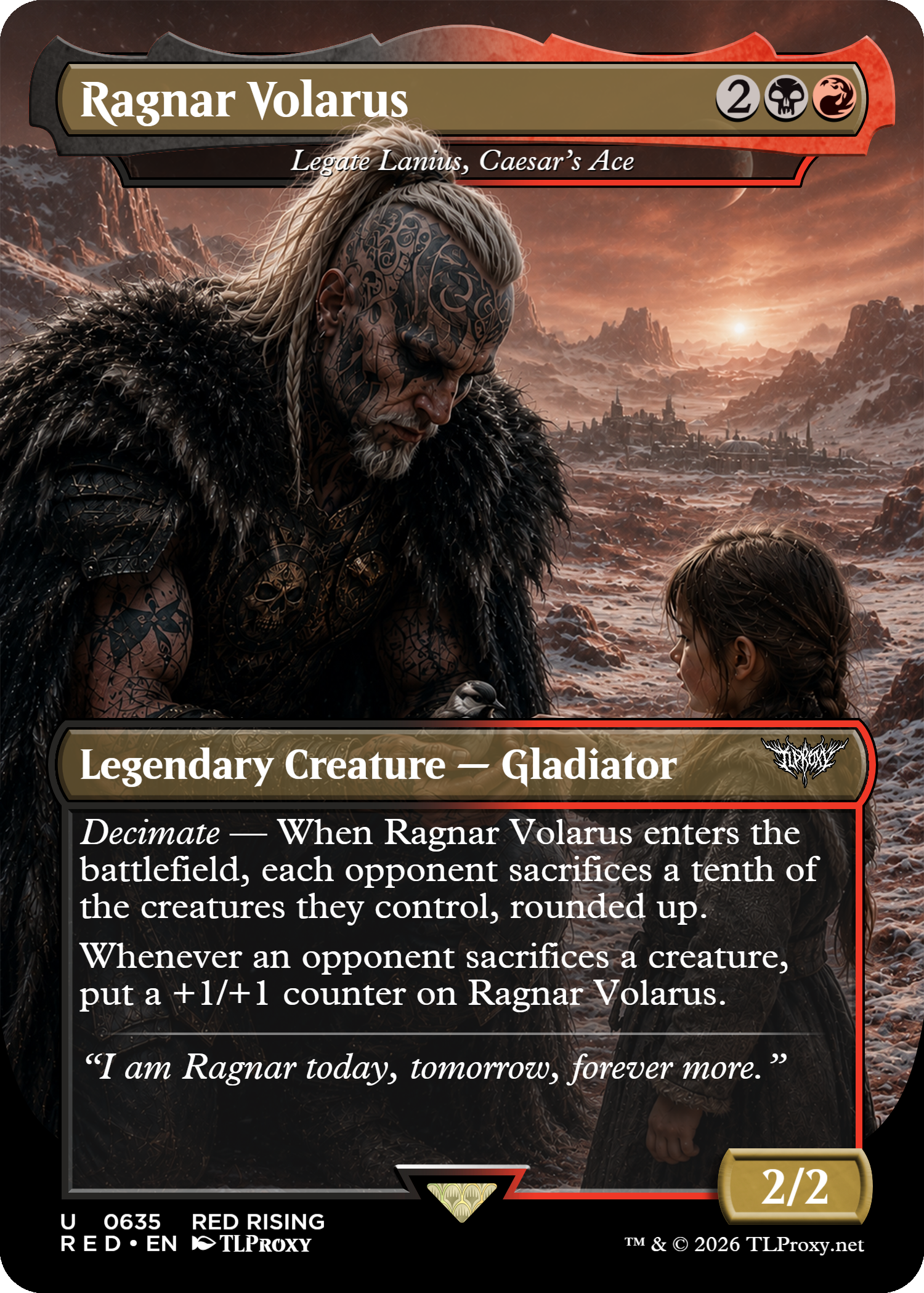 Legate Lanius, Caesar's Ace (Ragnar Volarus) (Gladiator)