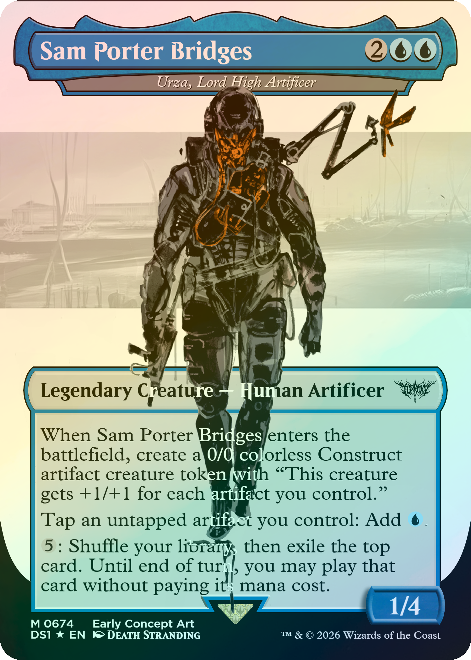 Urza, Lord High Artificer (Sam Porter Bridges) (Death Stranding)