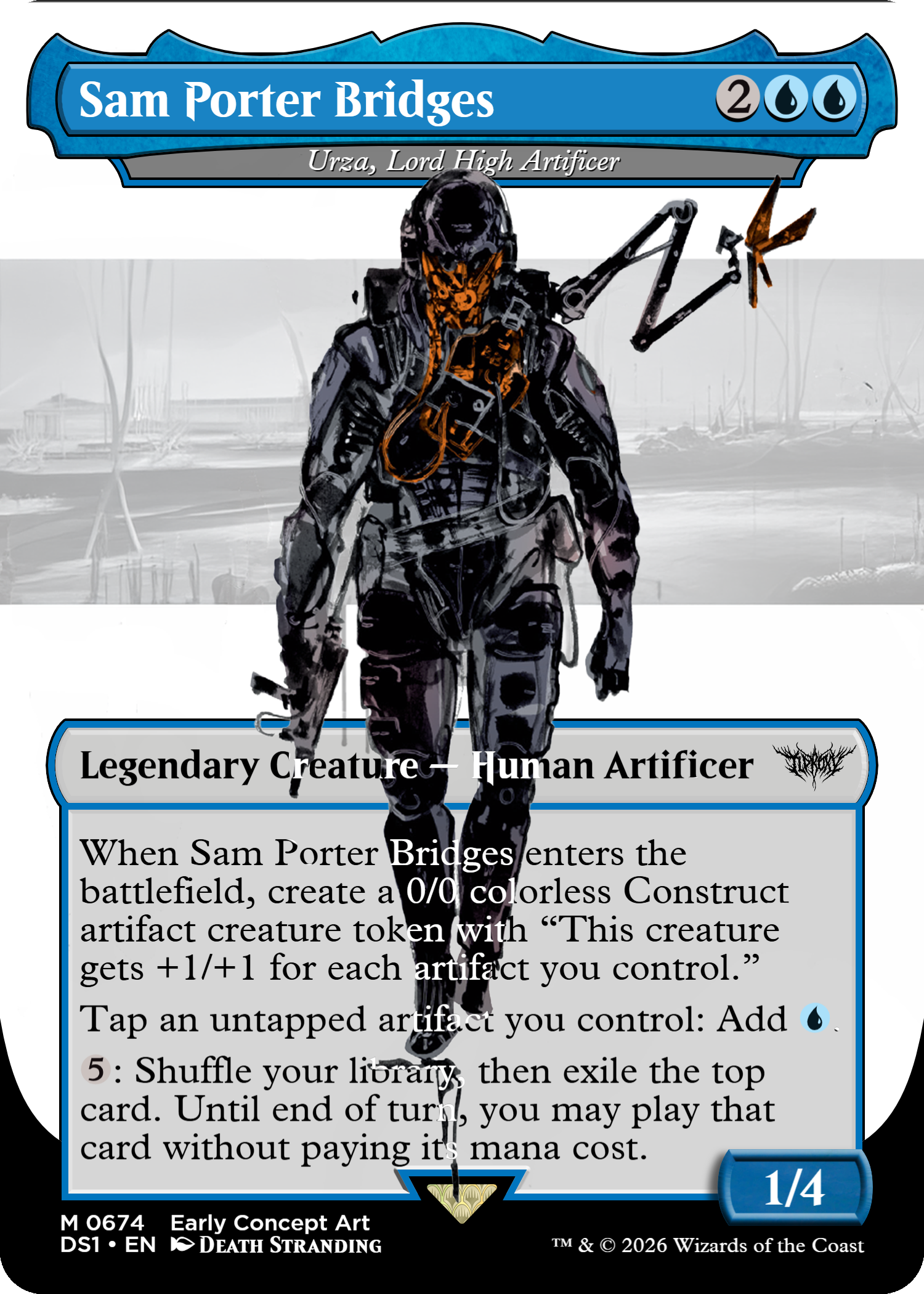 Urza, Lord High Artificer (Sam Porter Bridges) (Death Stranding)