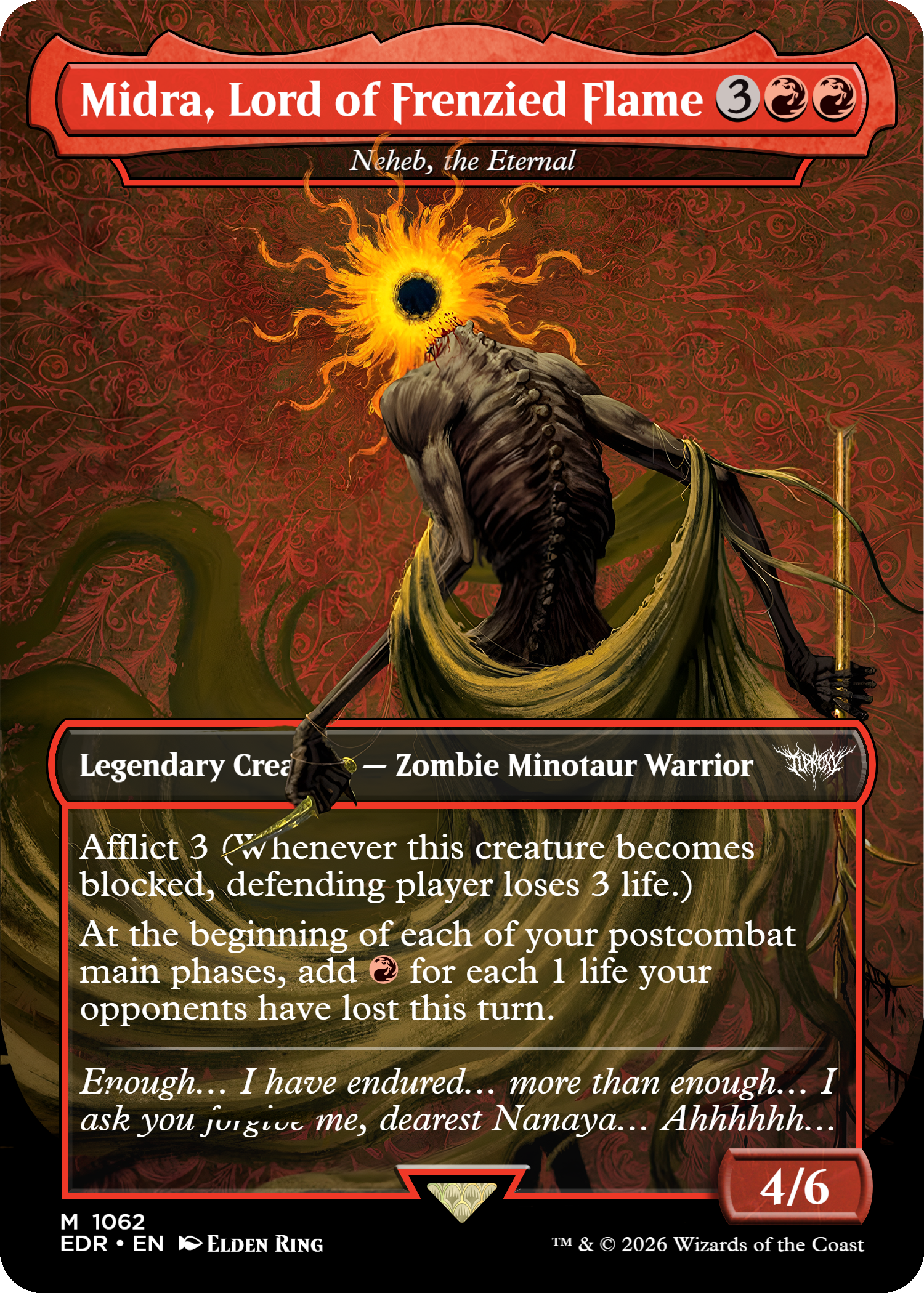 Neheb, the Eternal (Midra, Lord of Frenzied Flame) (Elden Ring)
