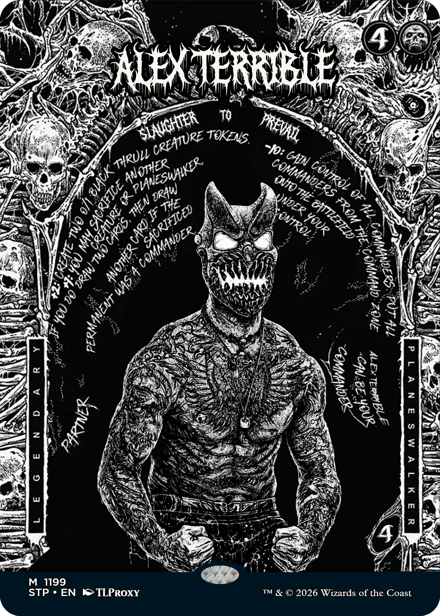 Tevesh Szat, Doom of Fools (Alex Terrible) (Slaughter To Prevail) (Secret Lair Style)