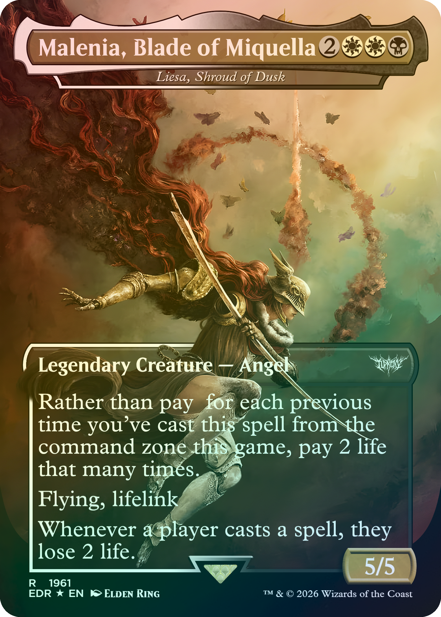 Liesa, Shroud of Dusk (Malenia, Blade of Miquella) (Elden Ring)