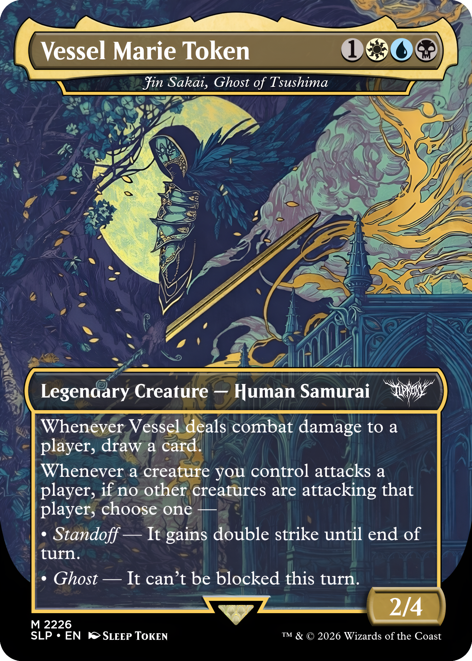 Jin Sakai,  Ghost of Tsushima (Vessel Marie Token) (Sleep Token)