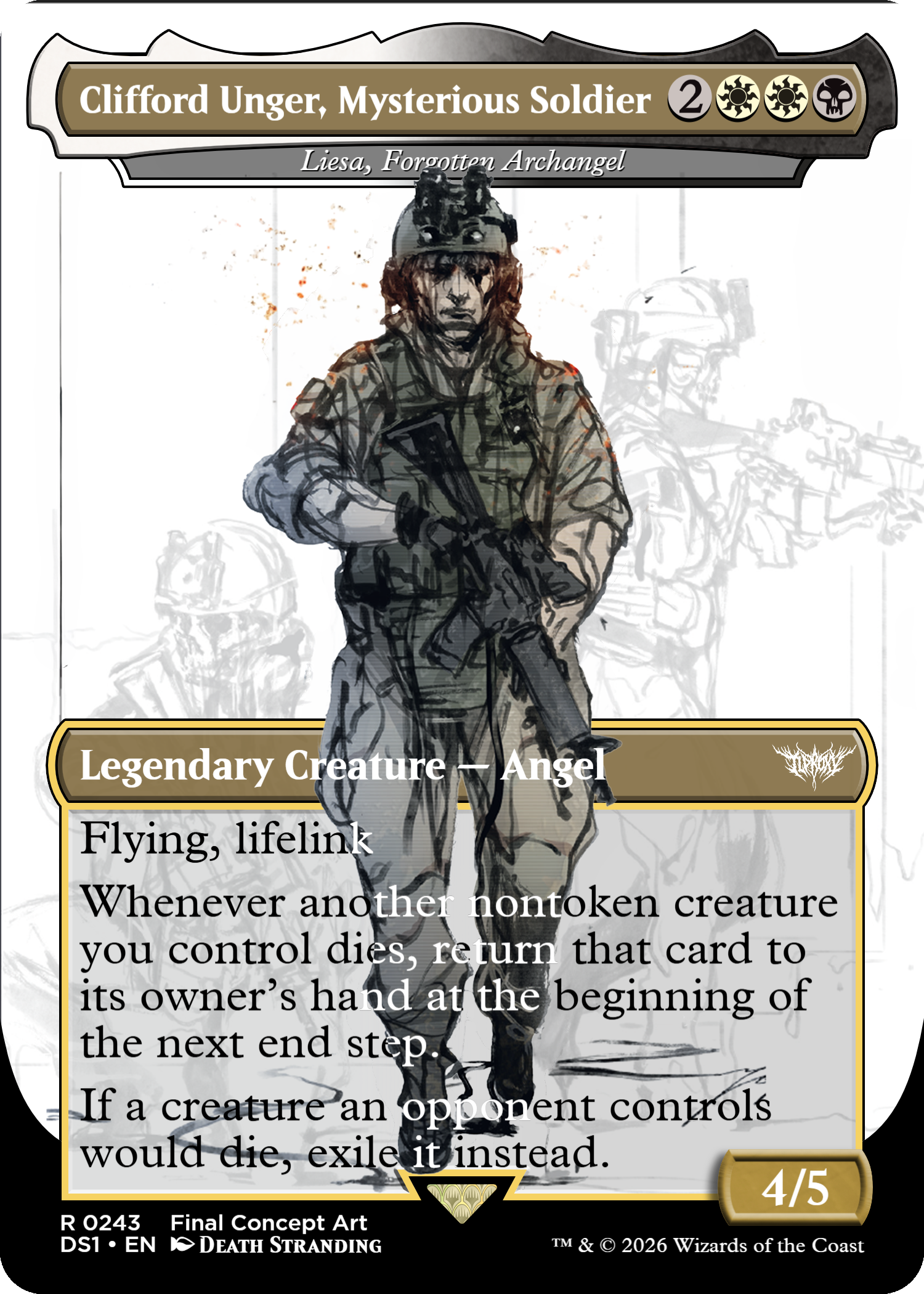 Liesa, Forgotten Archangel (Clifford Unger, Mysterious Soldier) (Death Stranding)