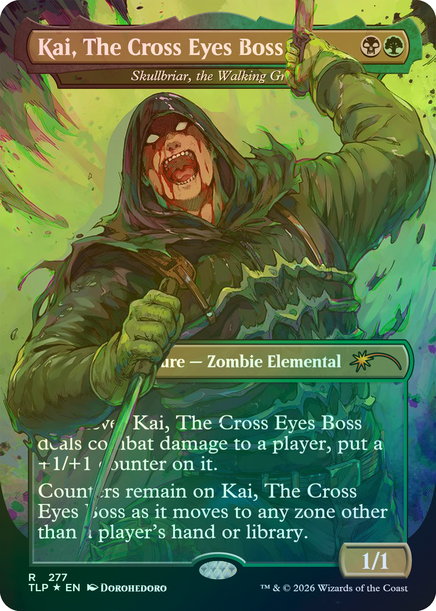 Skullbriar, The Walking Grave (Kai, The Cross Eyes Boss) (Dorohedoro)