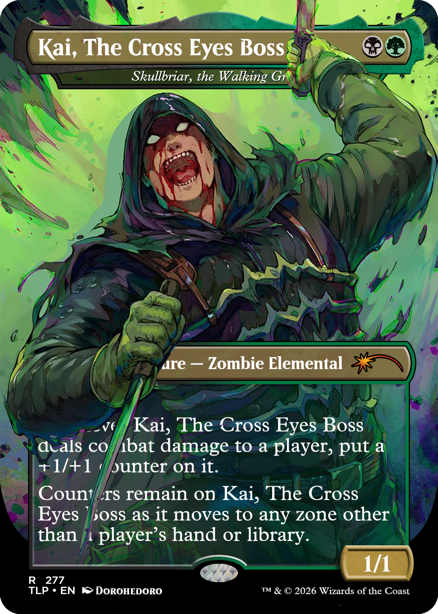 Skullbriar, The Walking Grave (Kai, The Cross Eyes Boss) (Dorohedoro)