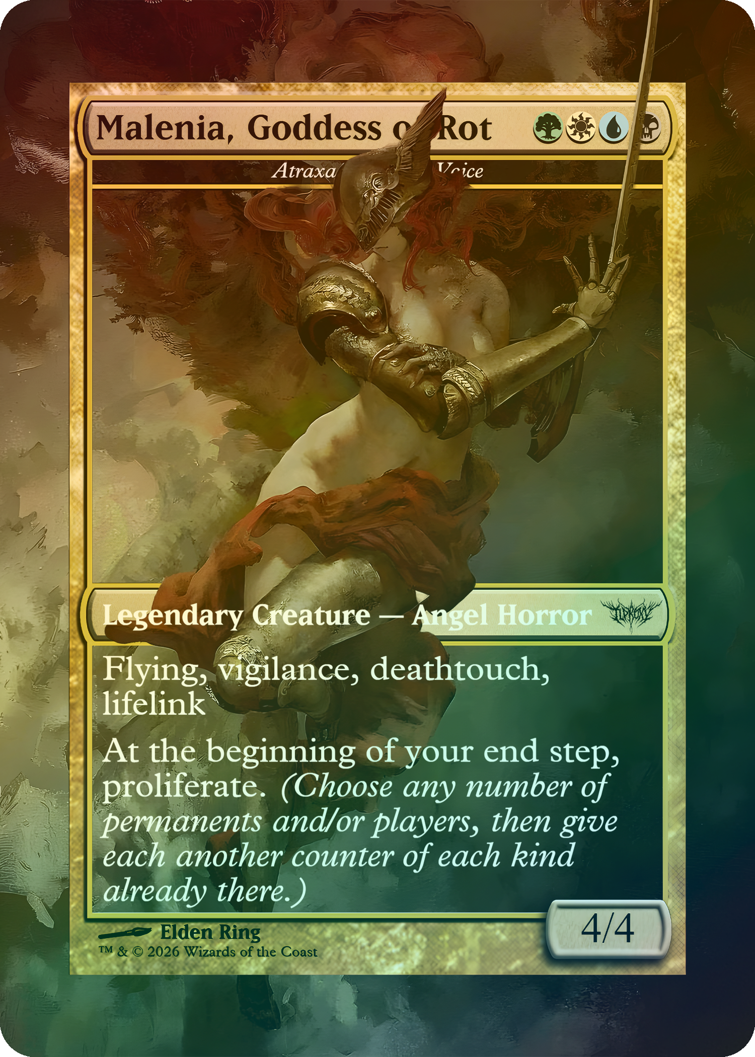 Atraxa, Praetors' Voice (Malenia, Goddess of Rot) (Elden Ring)