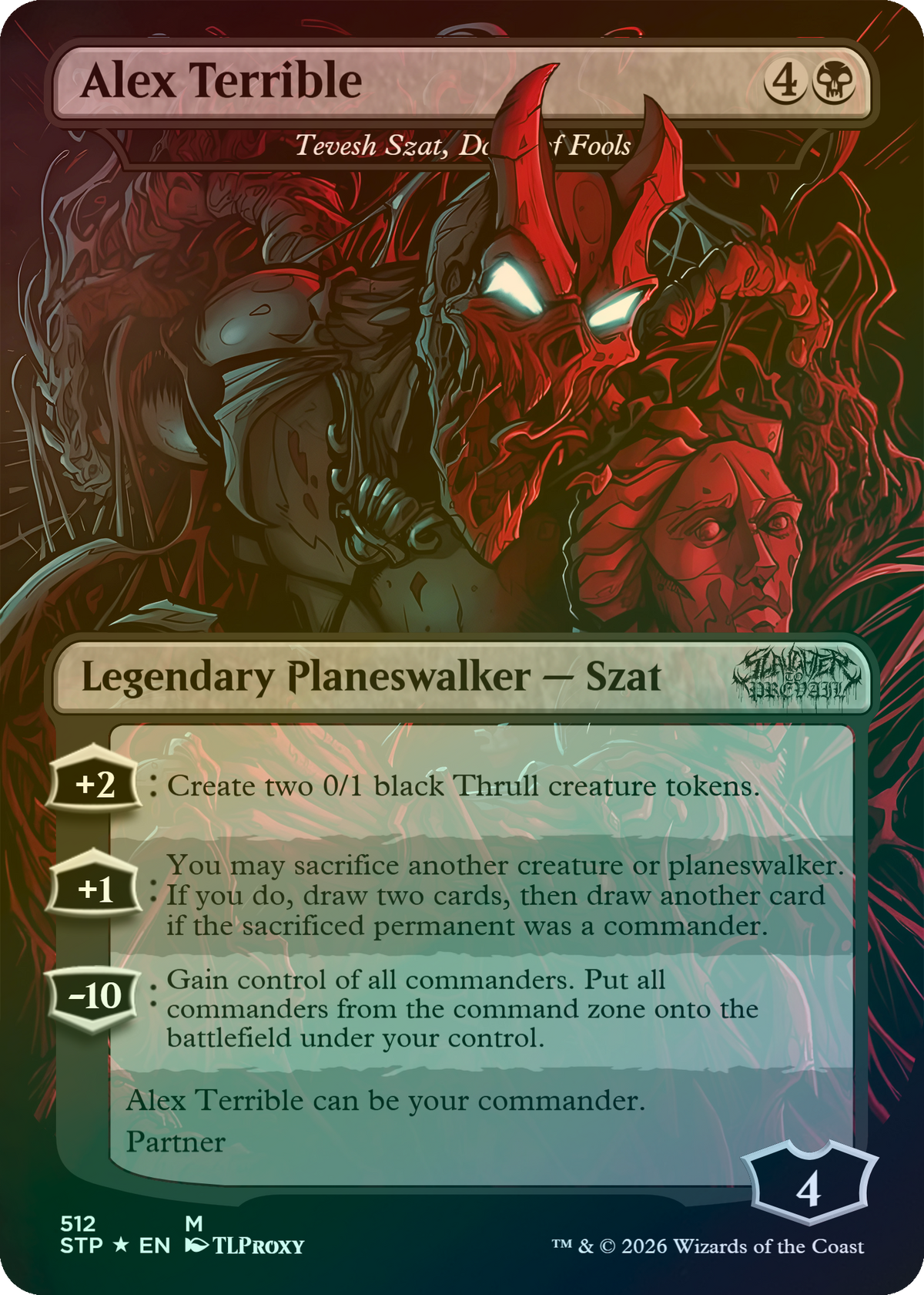 Tevesh Szat, Doom of Fools (Alex Terrible) (Slaughter To Prevail)