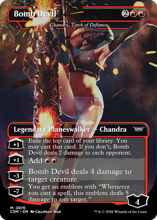 Chandra, Torch of Defiance (Bomb Devil) (Chainsaw Man)
