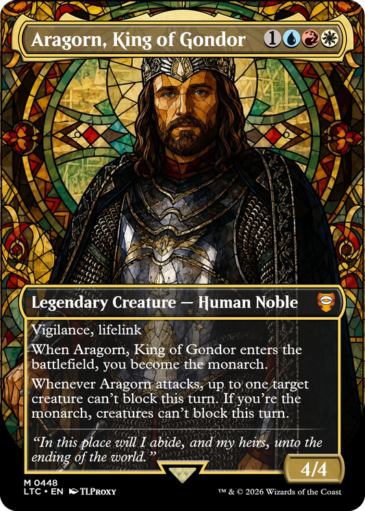 Aragorn, King of Gondor (Borderless)