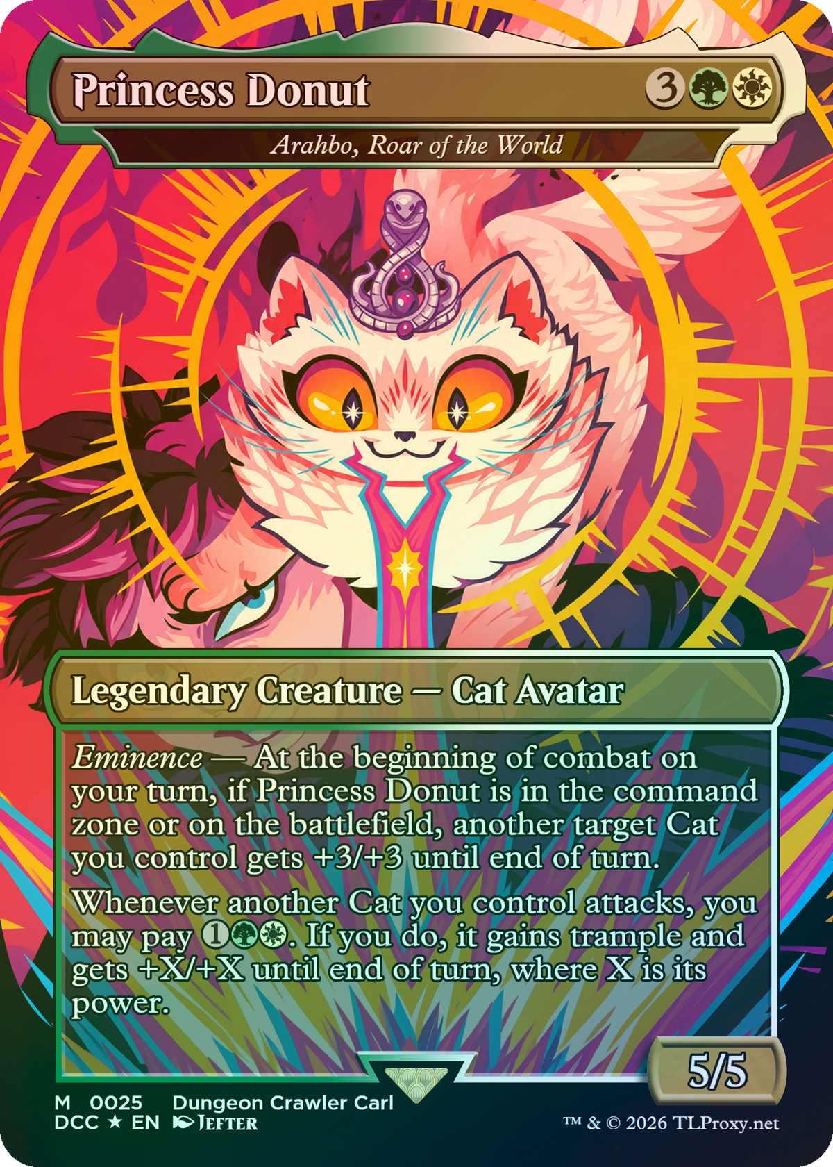 Arahbo, Roar of the World (Princess Donut)