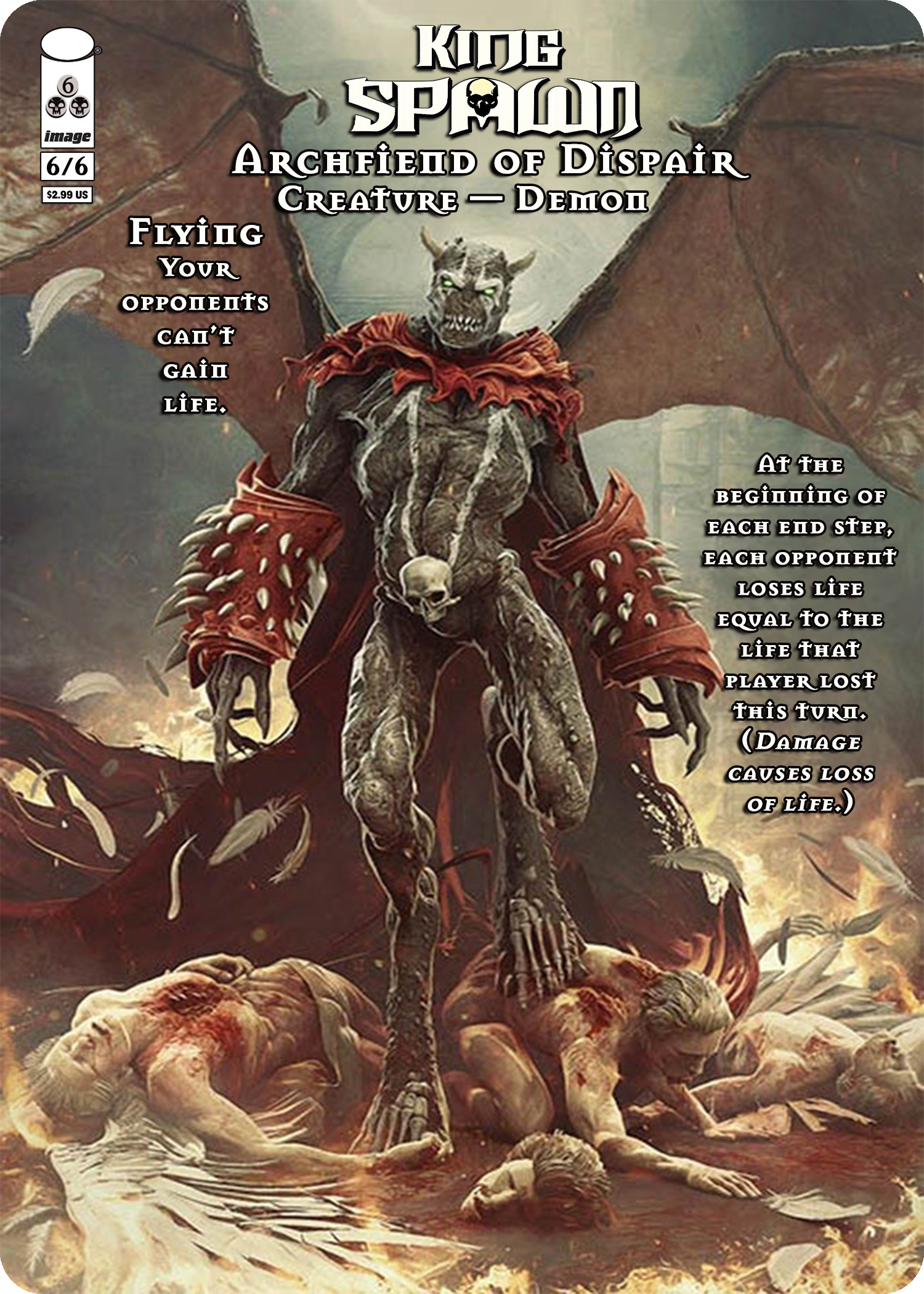 Archfiend of Dispair (King Spawn#9 Cover)