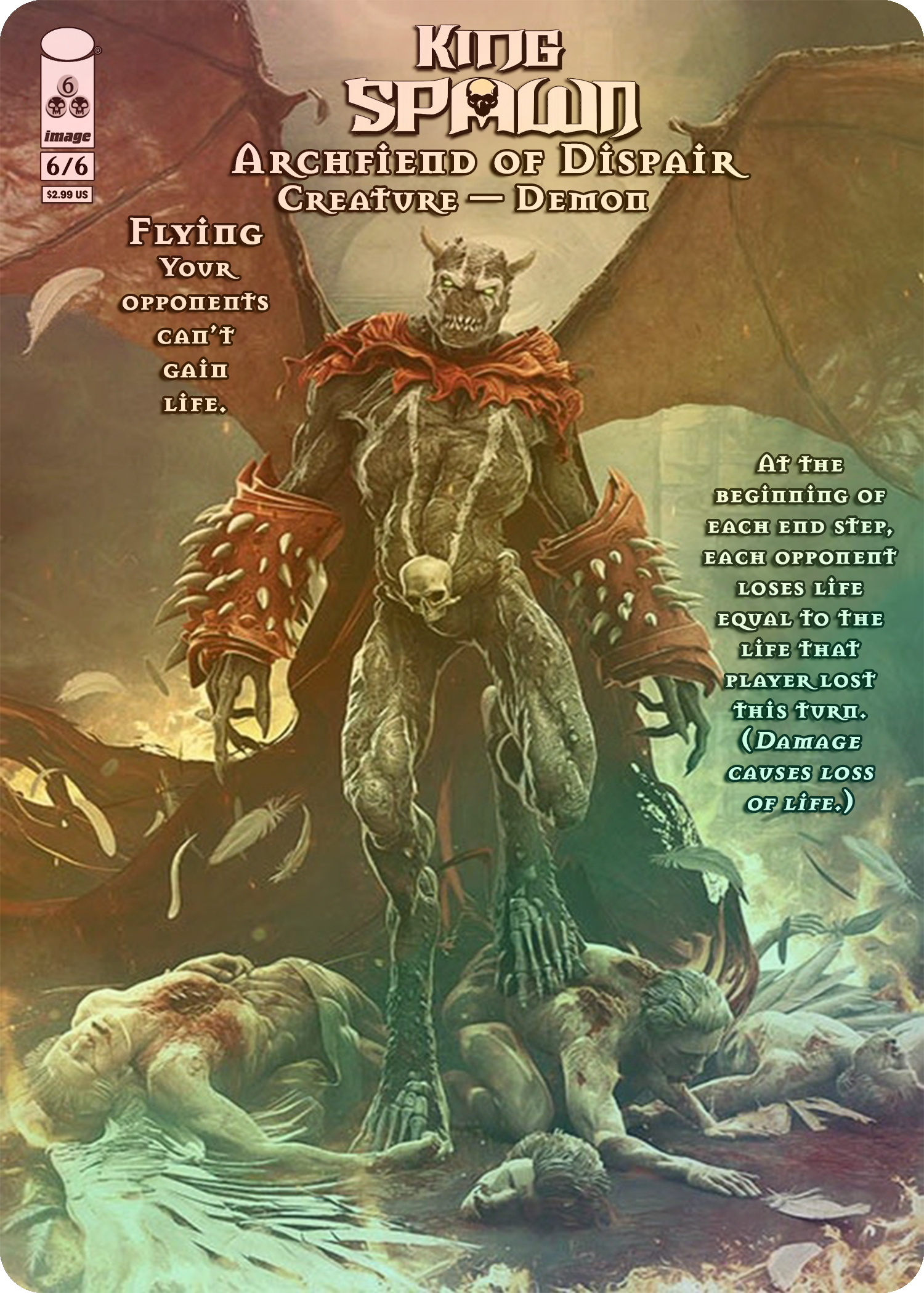 Archfiend of Dispair (King Spawn#9 Cover)