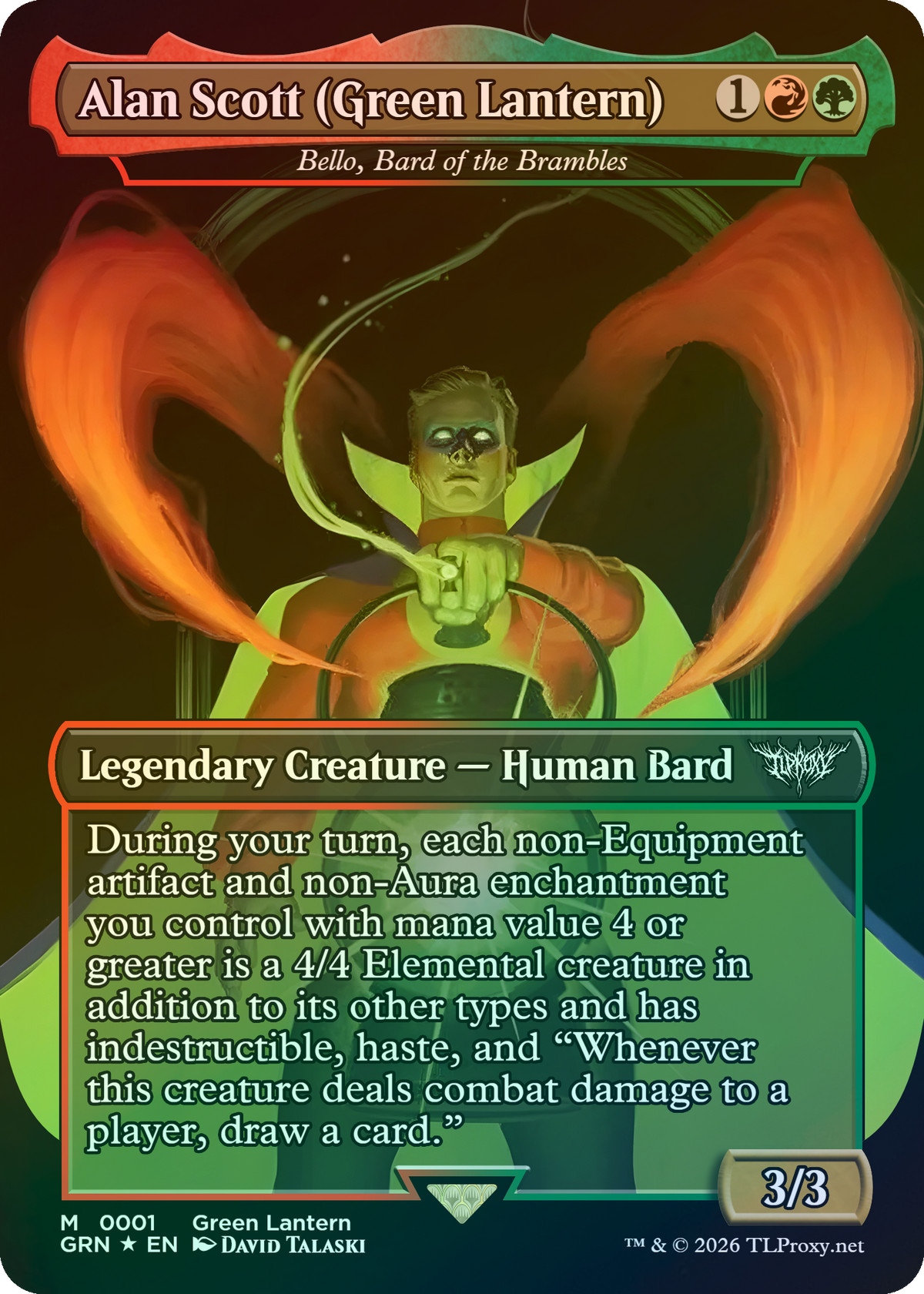 Bello, Bard of the Brambles (Alan Scott) V1