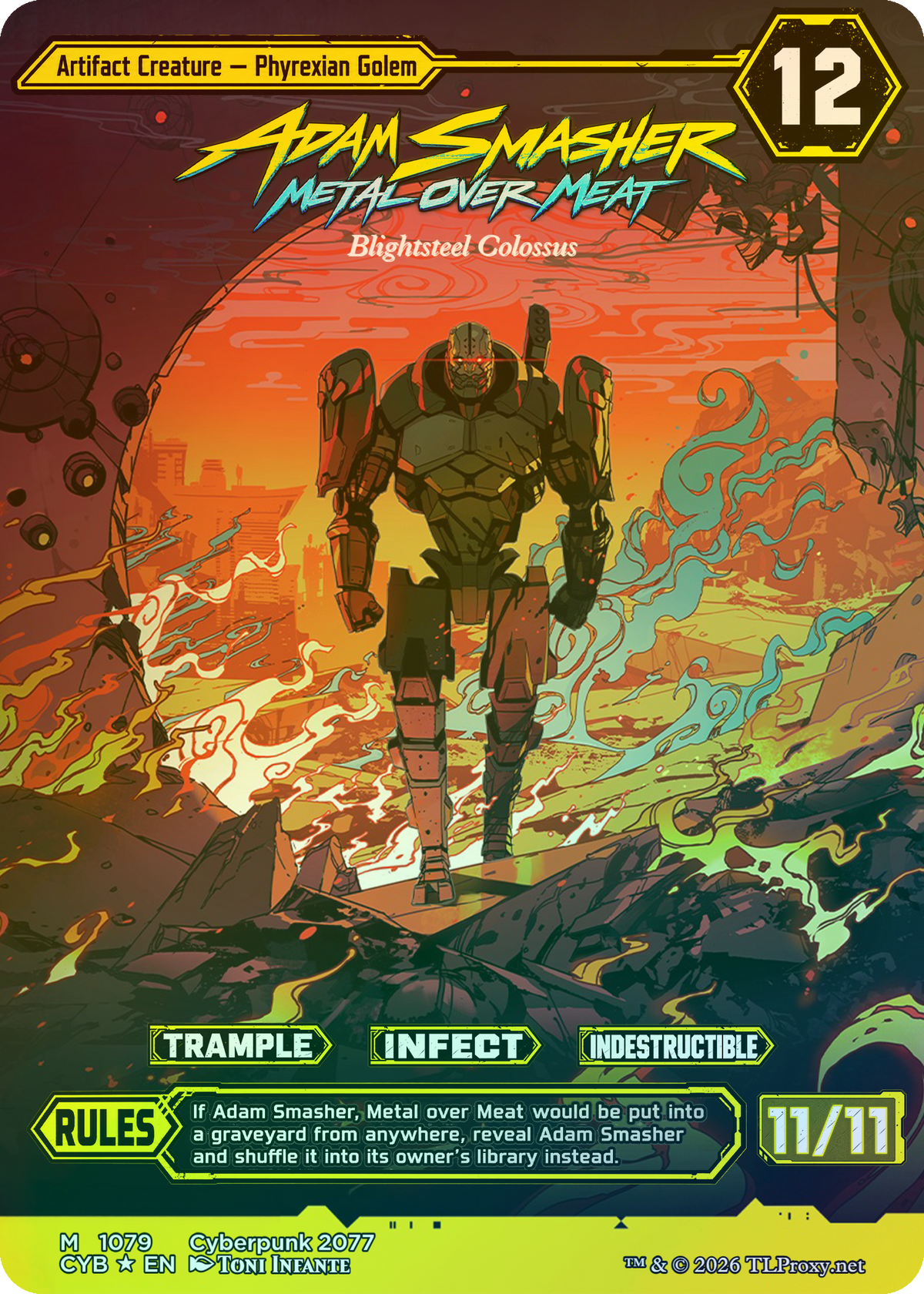 Blightsteel Colossus (Adam Smasher, Metal Over Meat)