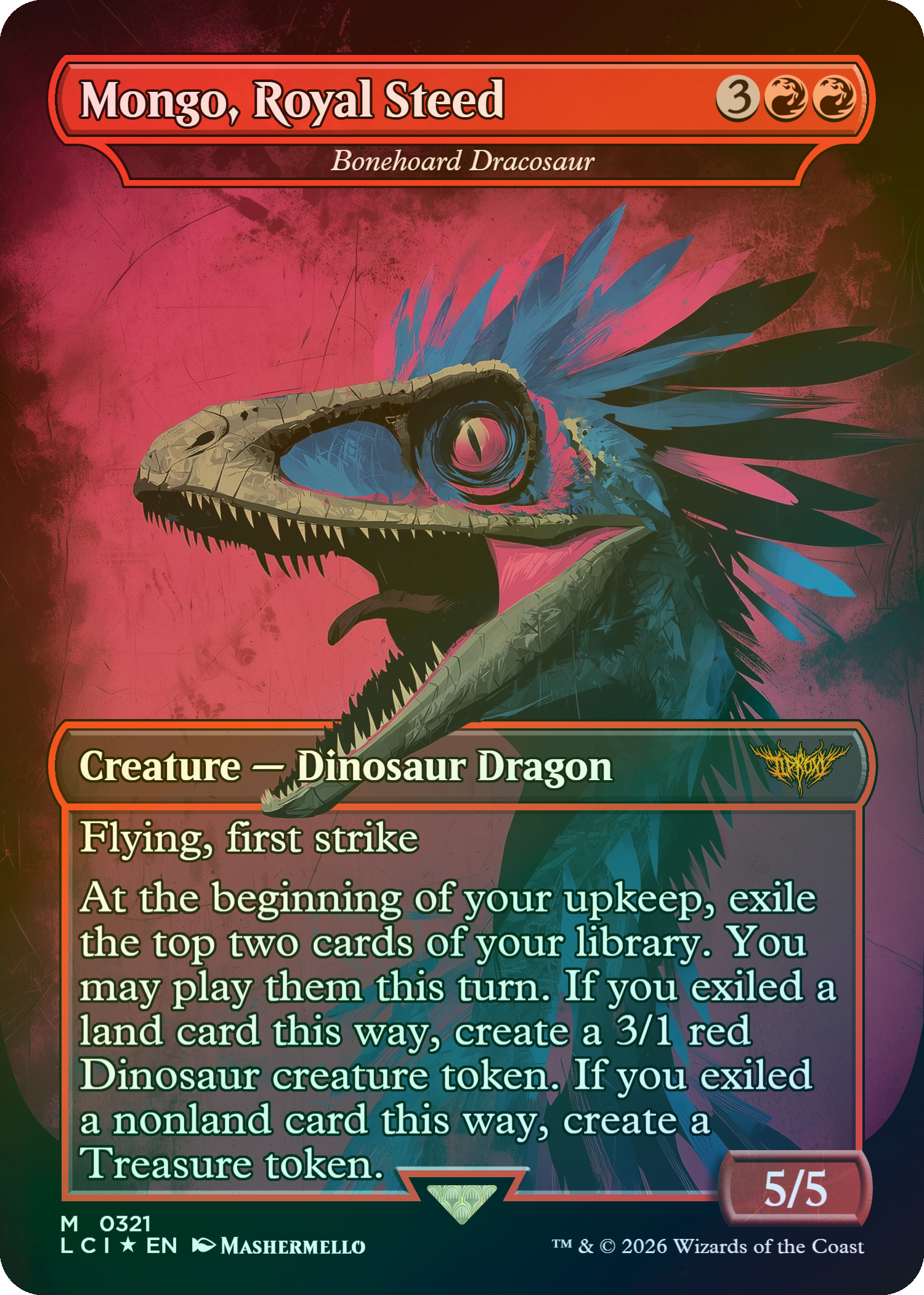 Bonehoard Dracosaur (Mongo, Royal Steed)