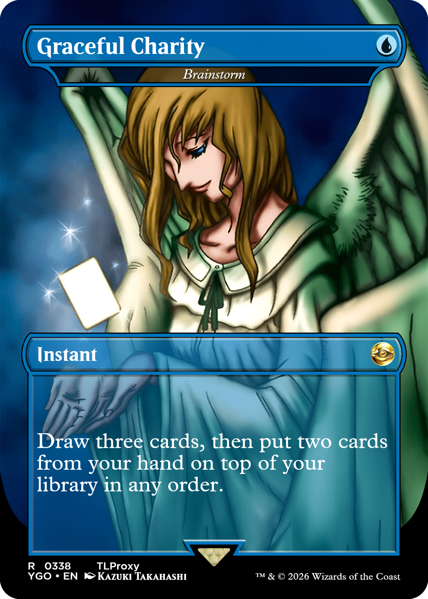 Brainstorm (Graceful Charity) (Borderless) (Yu-Gi-Oh)