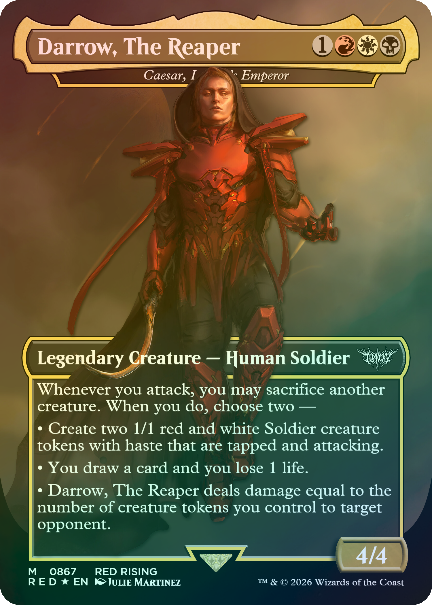 Darrow, The Reaper V2 (Caesar, Legion's Emperor)