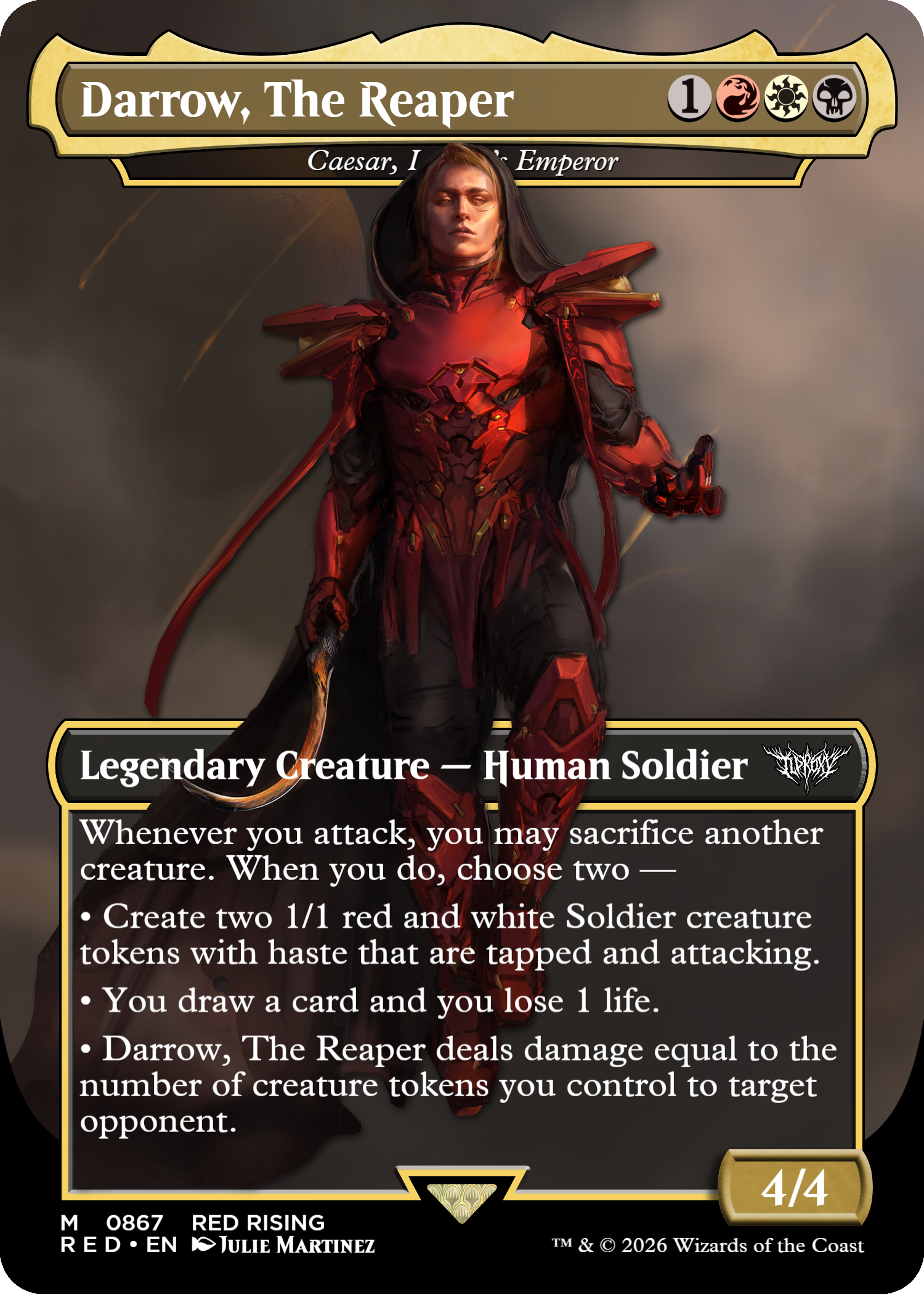 Darrow, The Reaper V2 (Caesar, Legion's Emperor)