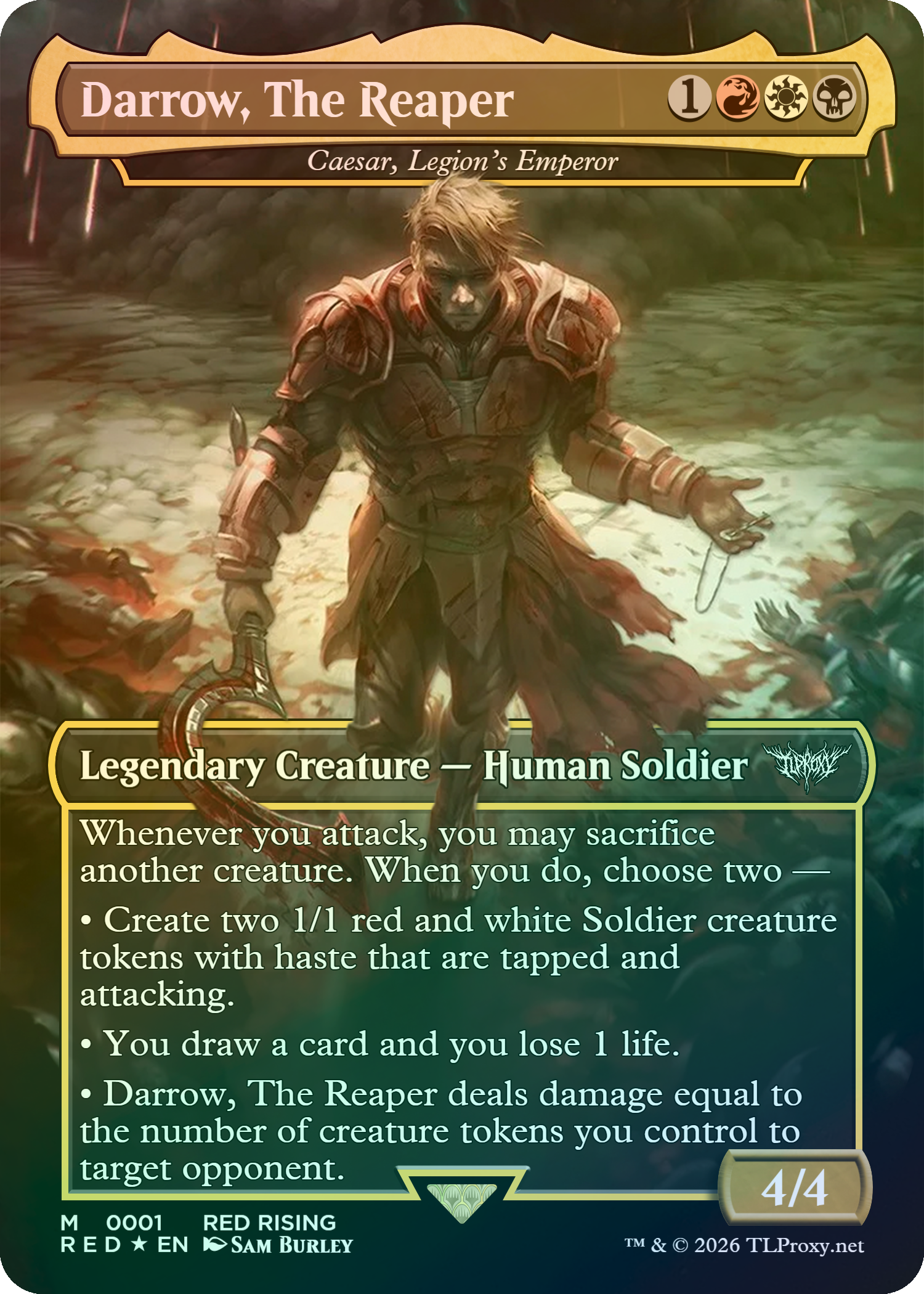 Darrow, The Reaper V3.5 (Caesar, Legion's Emperor)