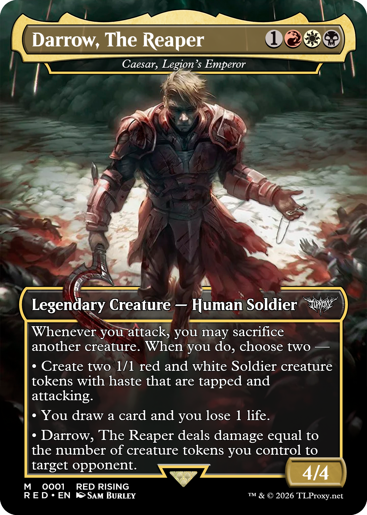 Darrow, The Reaper V3.5 (Caesar, Legion's Emperor)