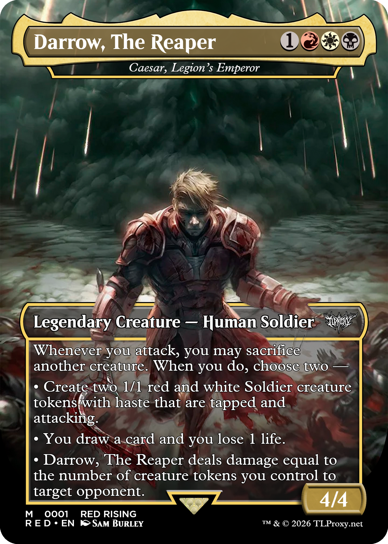 Darrow, The Reaper V3 (Caesar, Legion's Emperor)