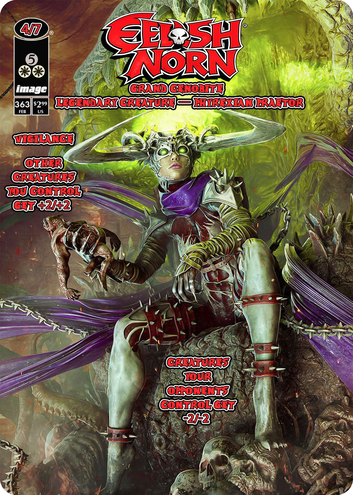 Elesh Norn, Grand Cenobite (Spawn #363 Cover)