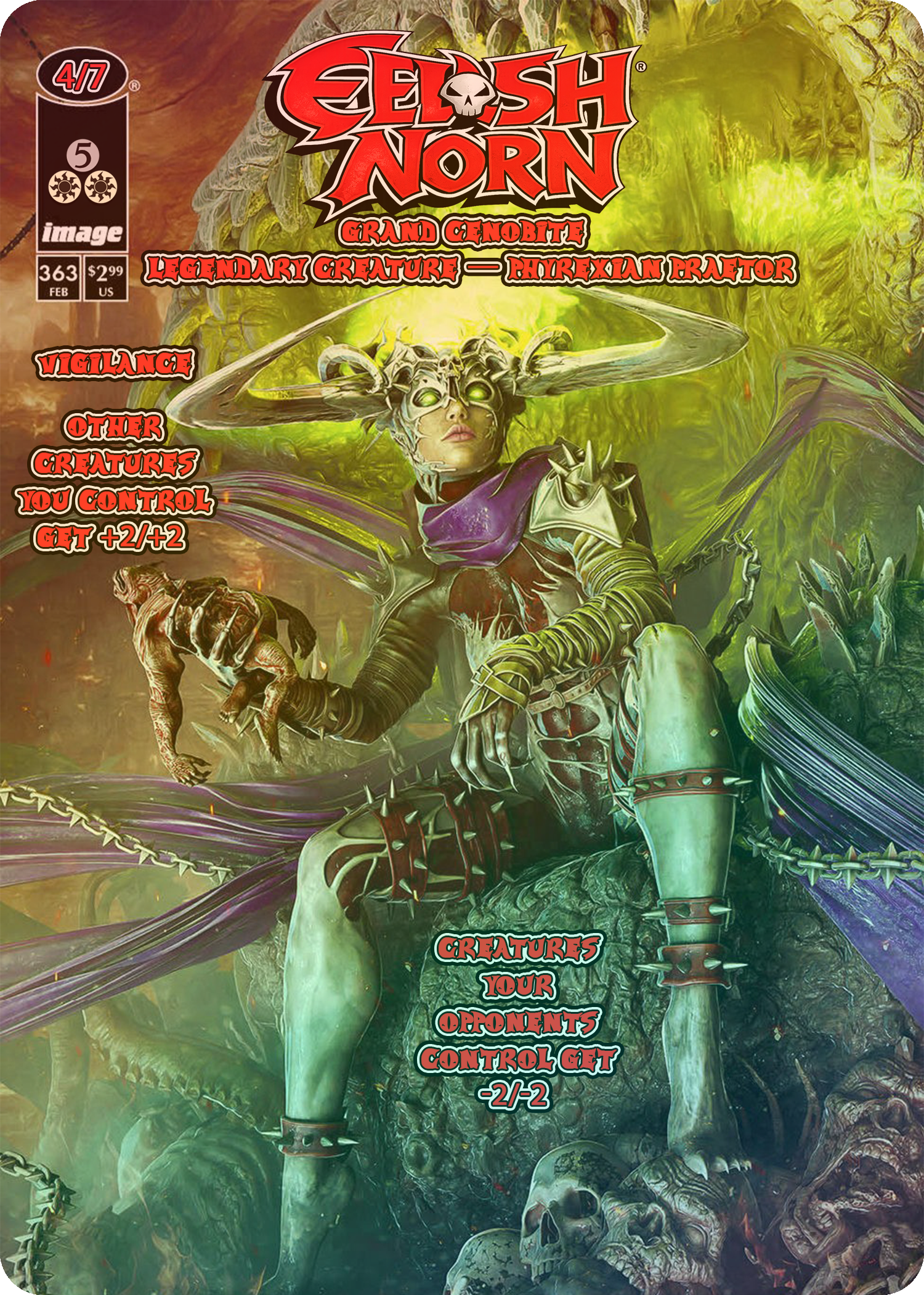 Elesh Norn, Grand Cenobite (Spawn #363 Cover)