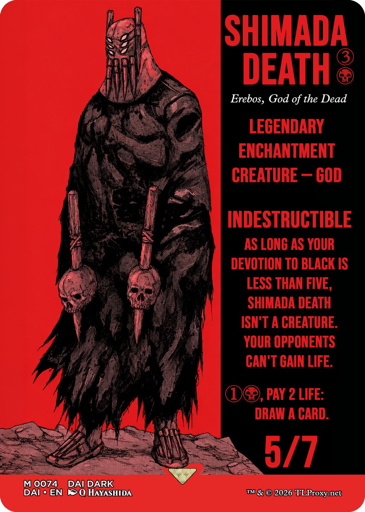 Erebos, God of the Dead (Shimada Death)