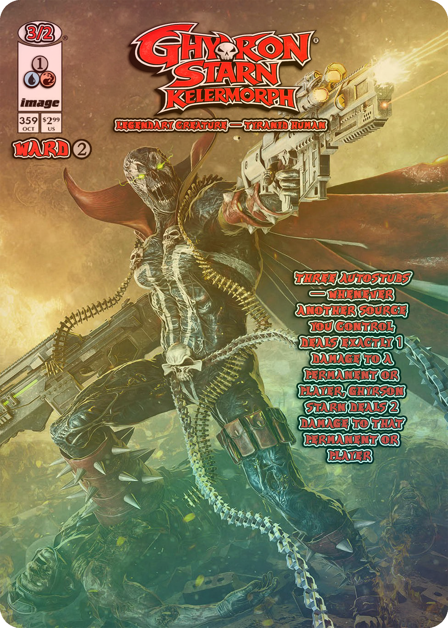 Ghyrson Starn, Kelermorph (Spawn #359 Cover)