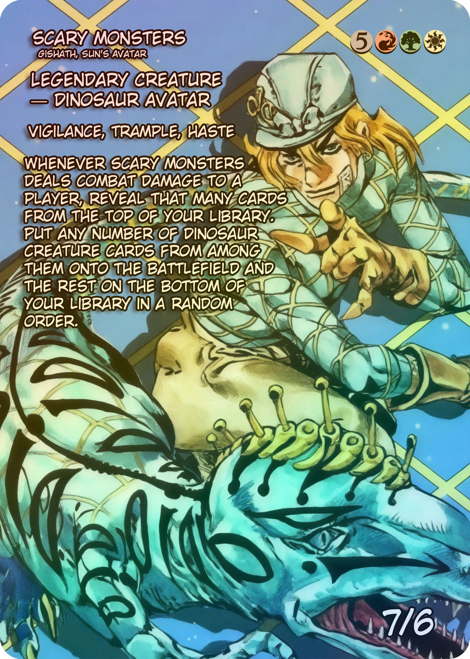 Gishath, Sun's Avatar (Scary Monsters) (Jojo's Bizarre Adventure - Steel Ball Run)