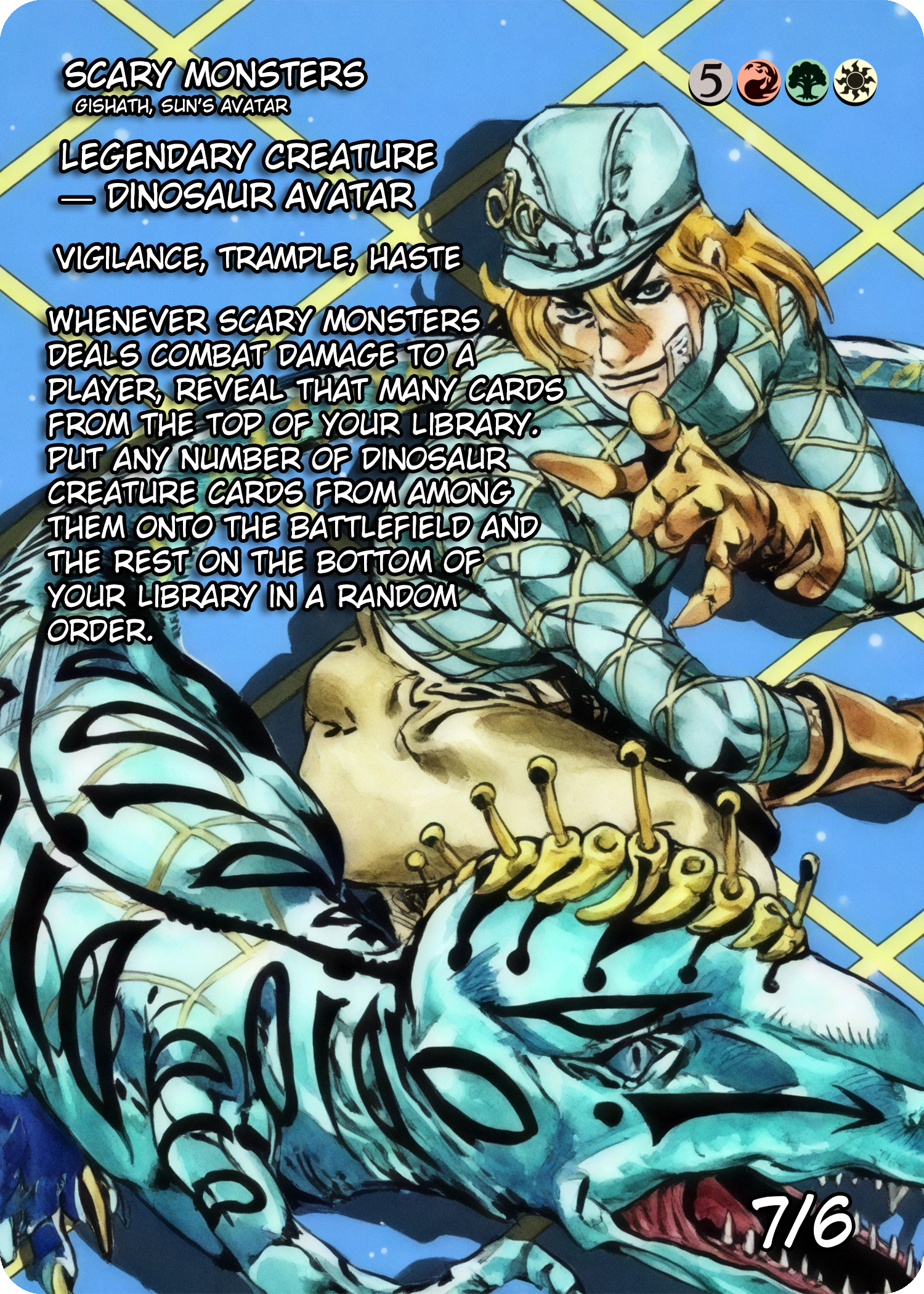 Gishath, Sun's Avatar (Scary Monsters) (Jojo's Bizarre Adventure - Steel Ball Run)